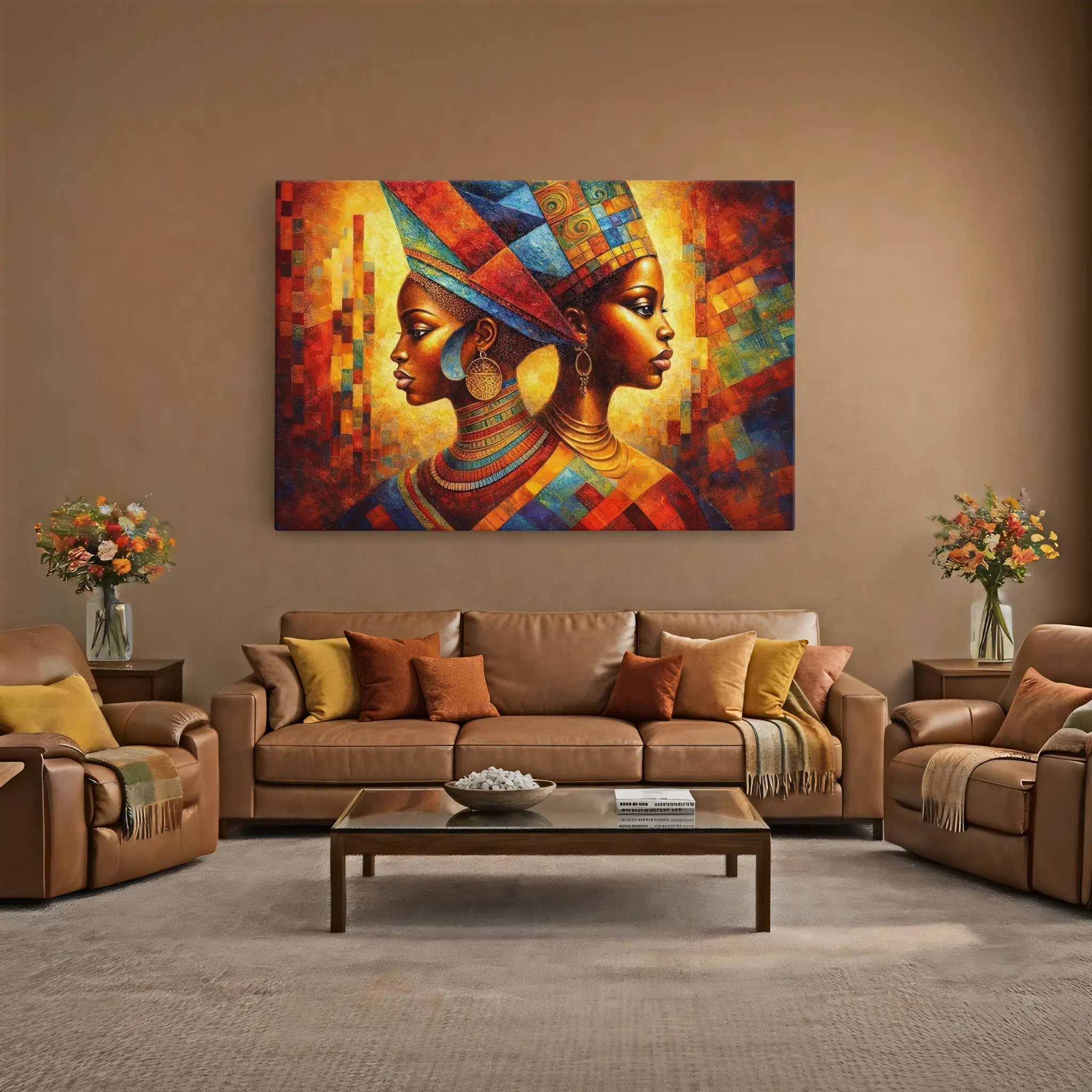 Queens in Golden Light Giclée Print 329019 Visual Wall Art AR3:2H Giclée Print