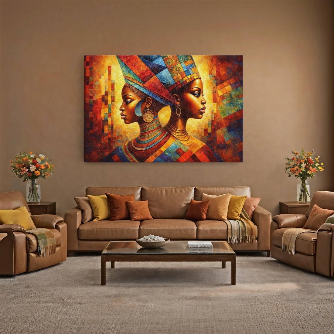 Queens in Golden Light Giclée Print 329019 Visual Wall Art AR3:2H Giclée Print