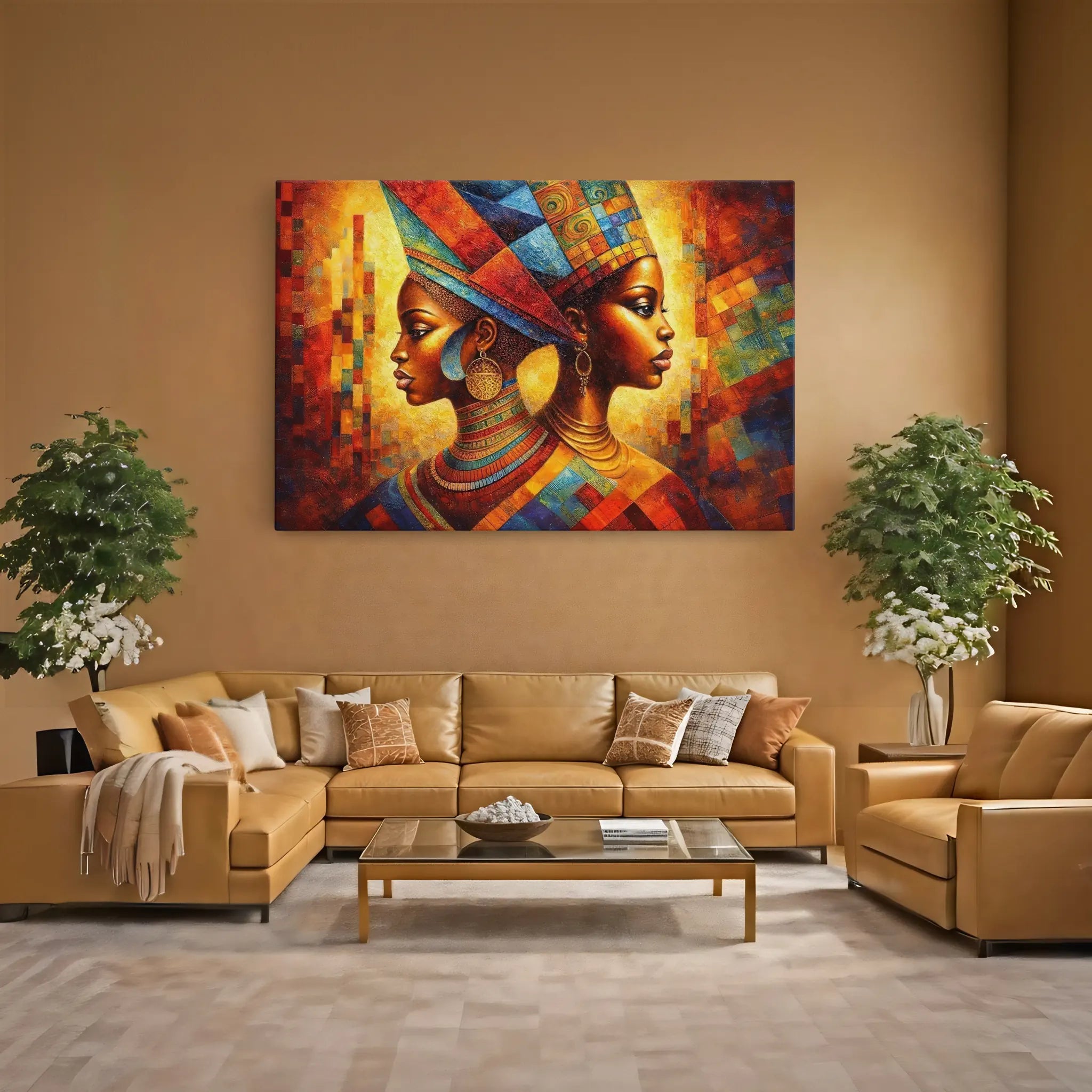 Queens in Golden Light Giclée Print 329019 Visual Wall Art AR3:2H Giclée Print