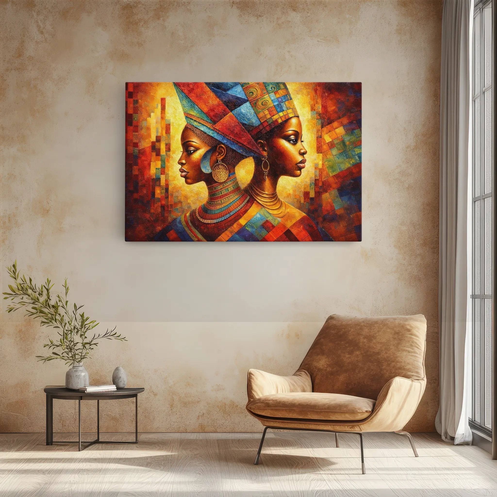 Queens in Golden Light Giclée Print 329019 Visual Wall Art AR3:2H Giclée Print