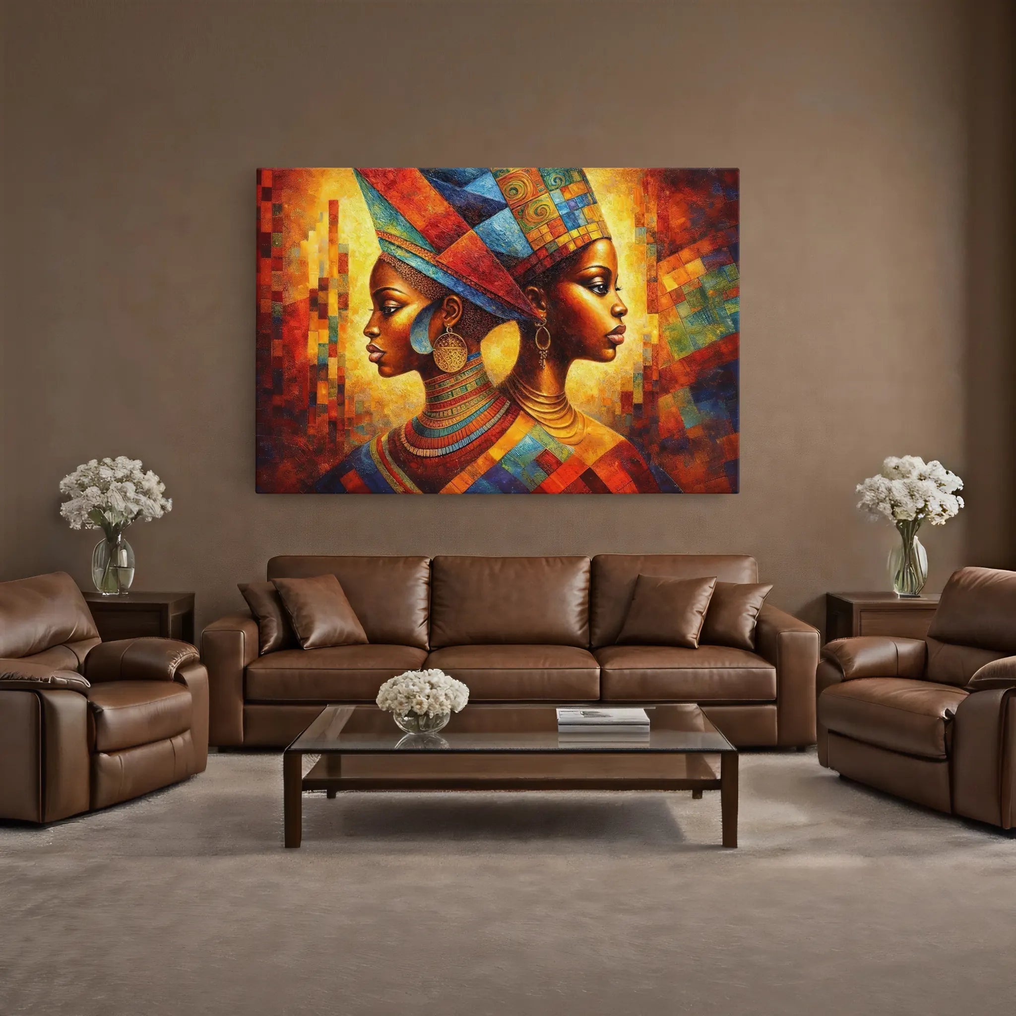 Queens in Golden Light Giclée Print 329019 Visual Wall Art AR3:2H Giclée Print