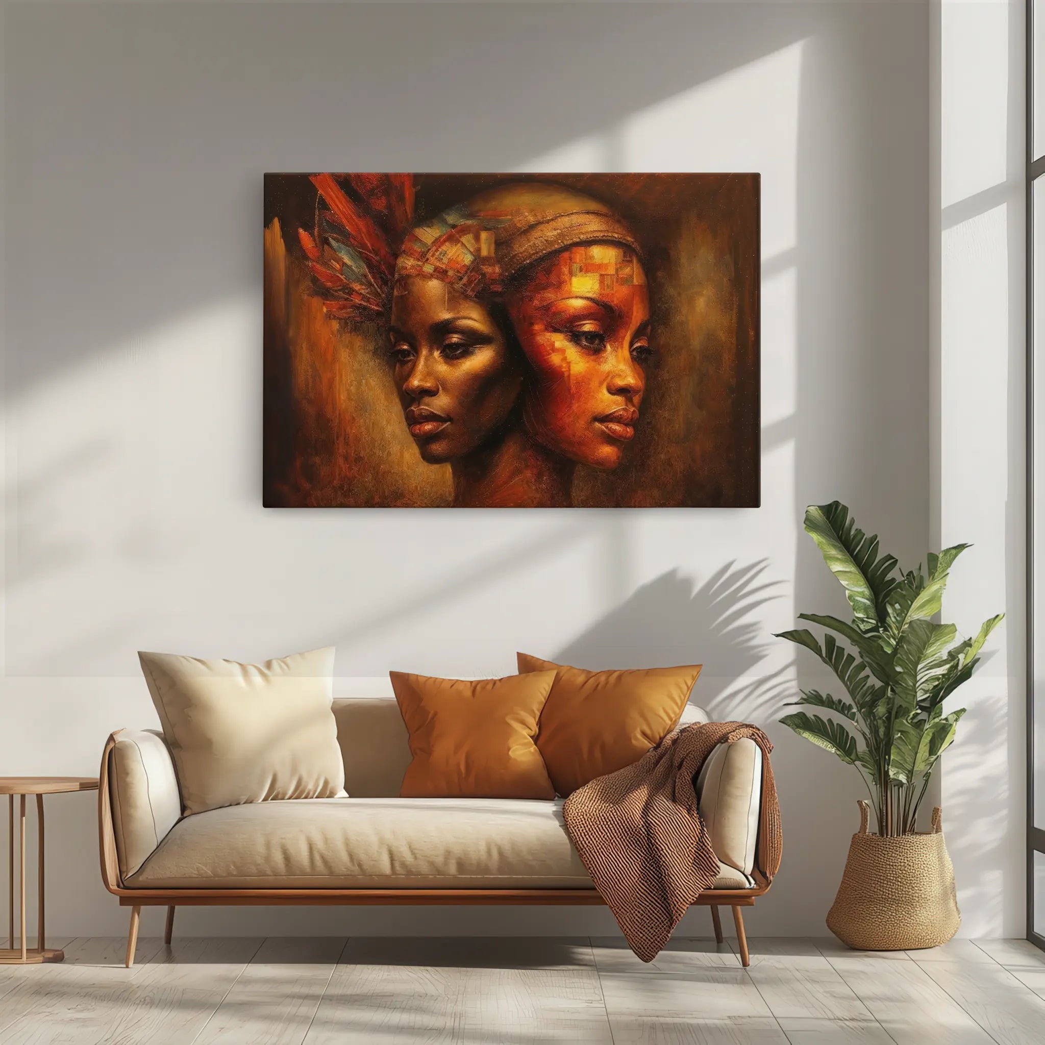Two Souls, One Flame Giclée Print 329021 Visual Wall Art AR3:2H Giclée Print