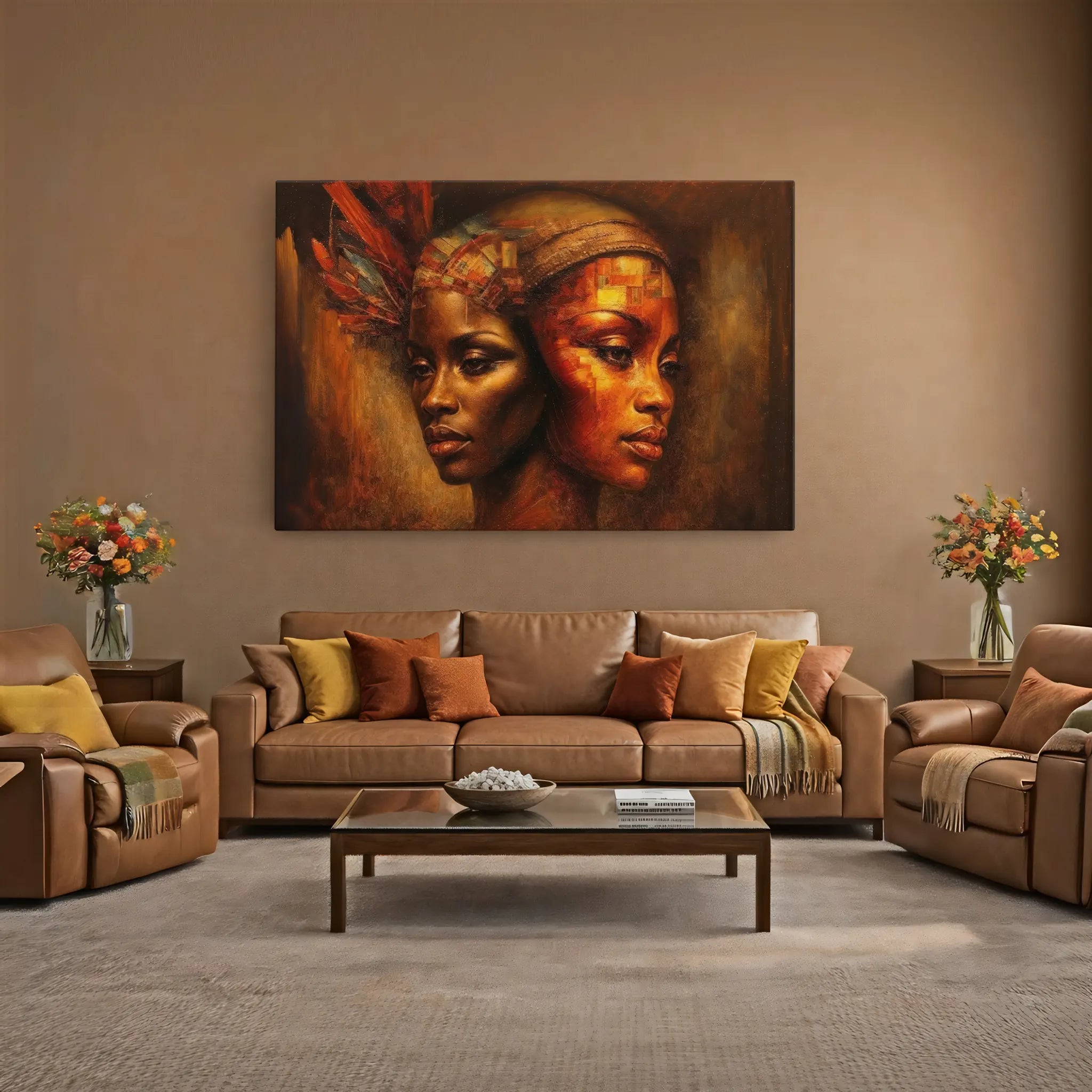 Two Souls, One Flame Giclée Print 329021 Visual Wall Art AR3:2H Giclée Print