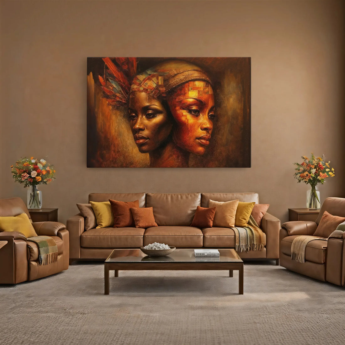 Two Souls, One Flame Giclée Print 329021 Visual Wall Art AR3:2H Giclée Print