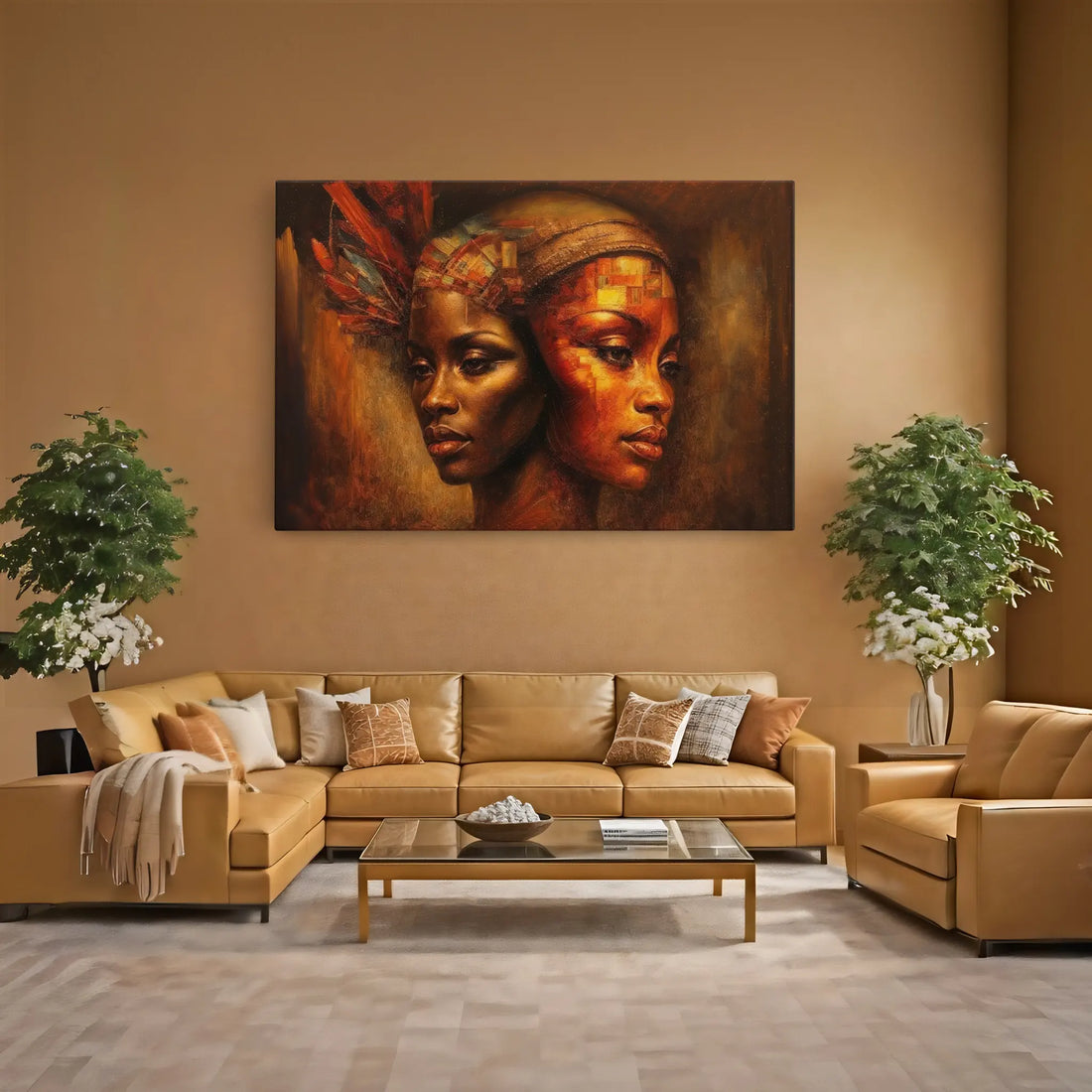 Two Souls, One Flame Giclée Print 329021 Visual Wall Art AR3:2H Giclée Print