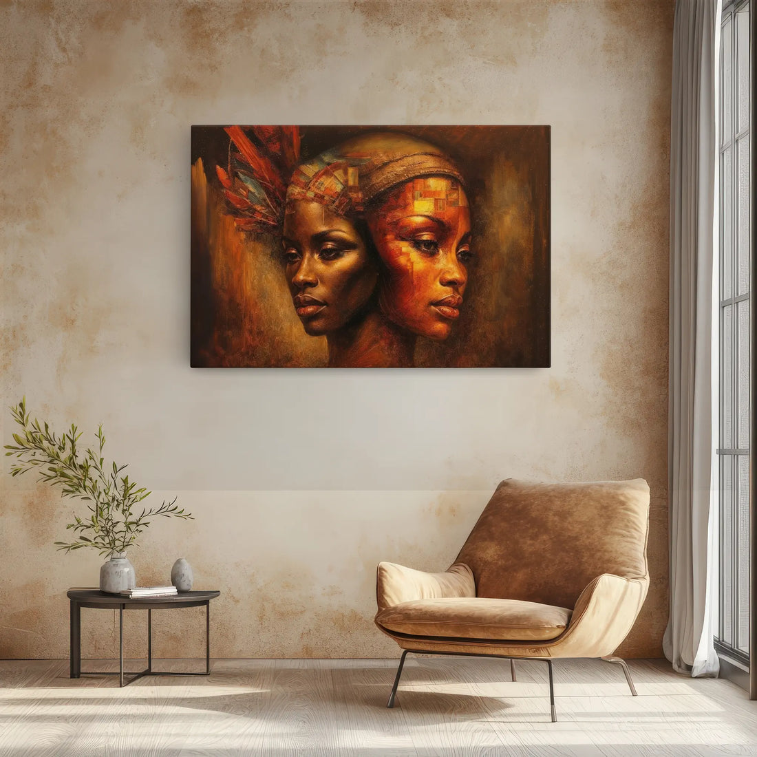 Two Souls, One Flame Giclée Print 329021 Visual Wall Art AR3:2H Giclée Print