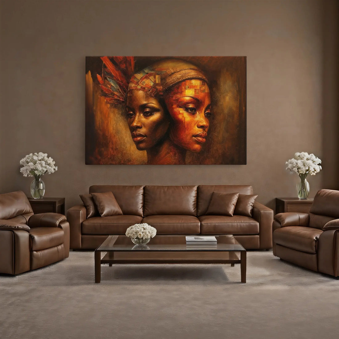 Two Souls, One Flame Giclée Print 329021 Visual Wall Art AR3:2H Giclée Print