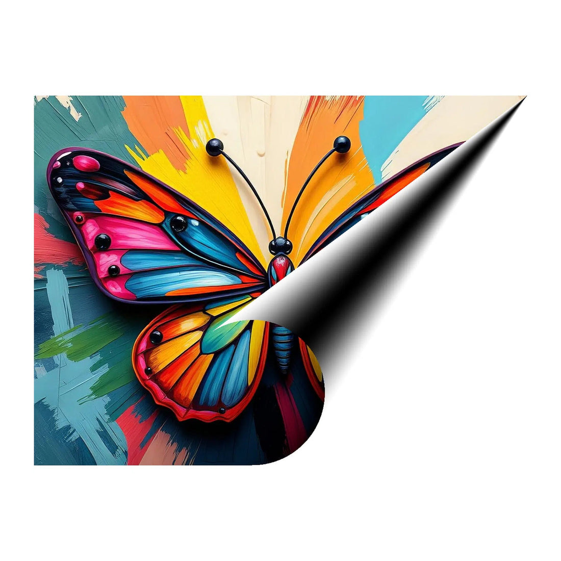 Vibrant Butterfly Giclée Print 43500 Giclée Rolled Canvas Print Visual Wall Art