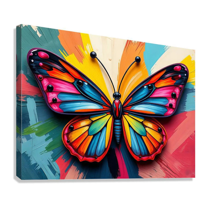 Vibrant Butterfly Giclée Print 43500 Giclée Stretched Canvas Print Visual Wall Art