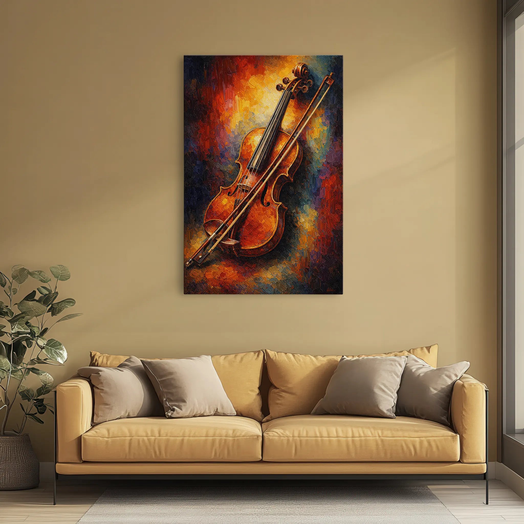 Vibrant Violin Giclée Print 235017 Visual Wall Art AR2:3V Giclée Print