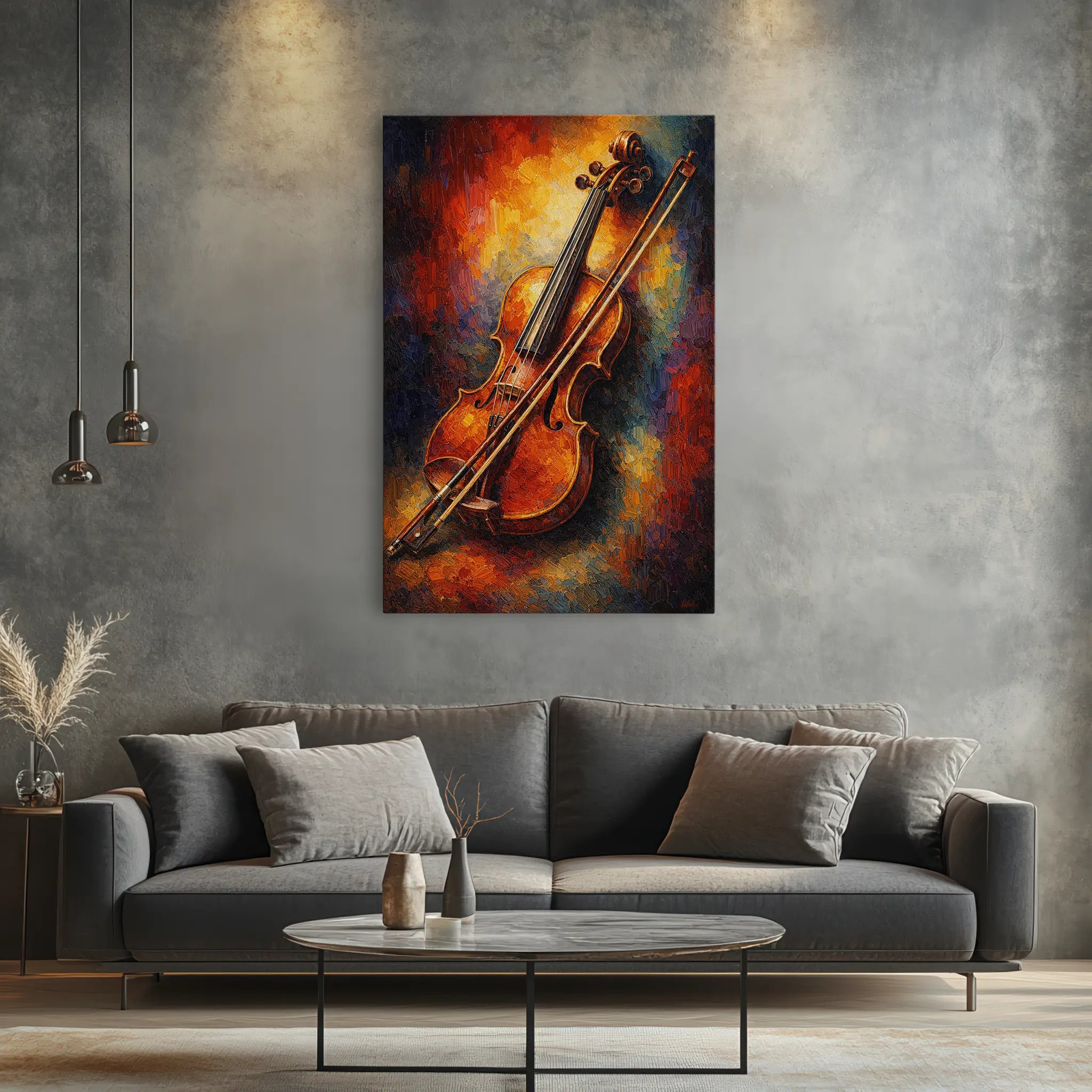 Vibrant Violin Giclée Print 235017 Visual Wall Art AR2:3V Giclée Print