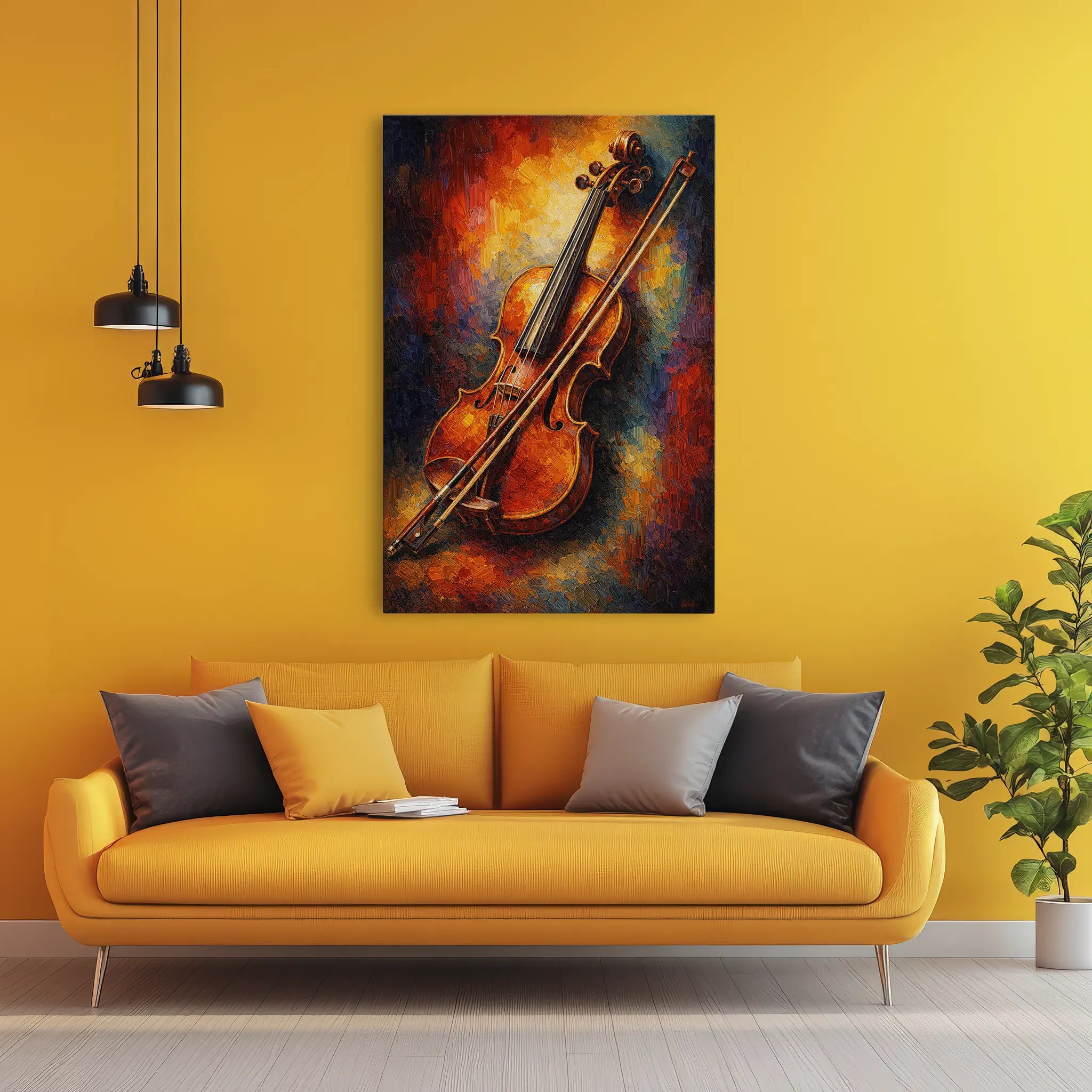 Vibrant Violin Giclée Print 235017 Visual Wall Art AR2:3V Giclée Print