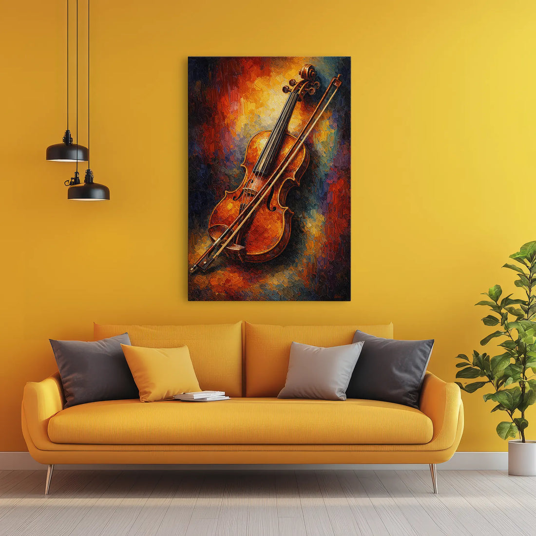 Vibrant Violin Giclée Print 235017 Visual Wall Art AR2:3V Giclée Print