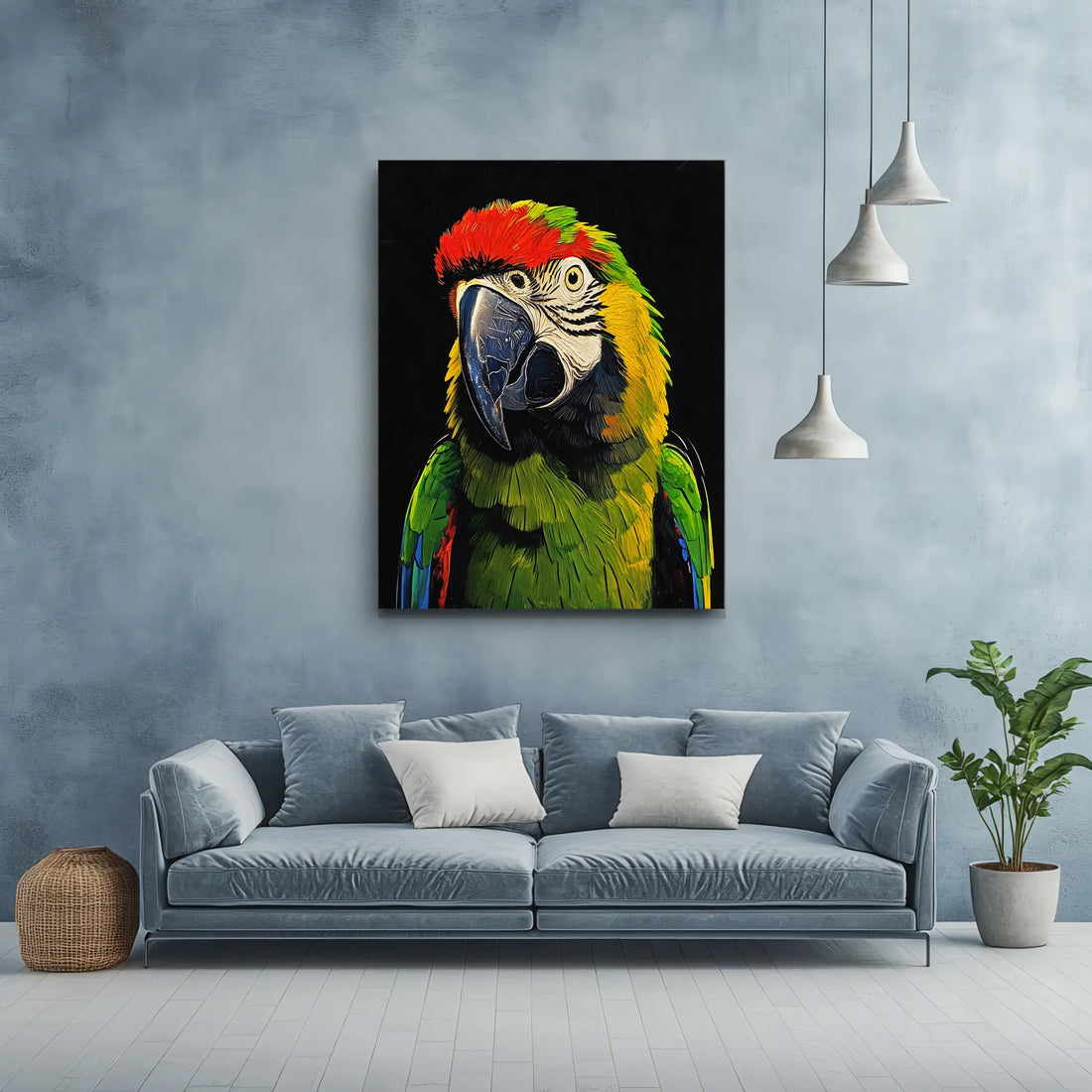 Vibrant Wing Macaw Giclée Print 454647 Visual Wall Art AR3:4V-AR4:5V Giclée Print