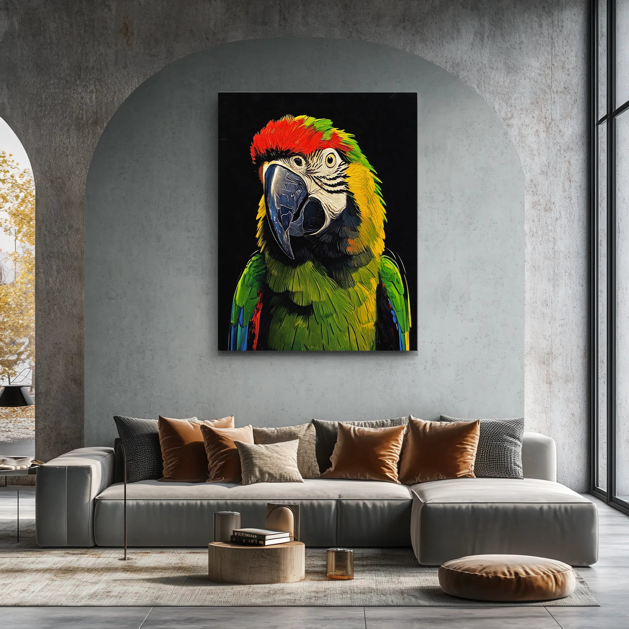 Vibrant Wing Macaw Giclée Print 454647 Visual Wall Art AR3:4V-AR4:5V Giclée Print
