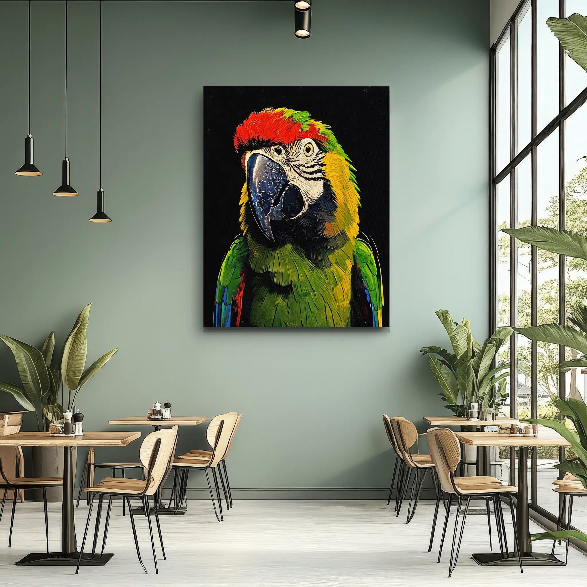 Vibrant Wing Macaw Giclée Print 454647 Visual Wall Art AR3:4V-AR4:5V Giclée Print