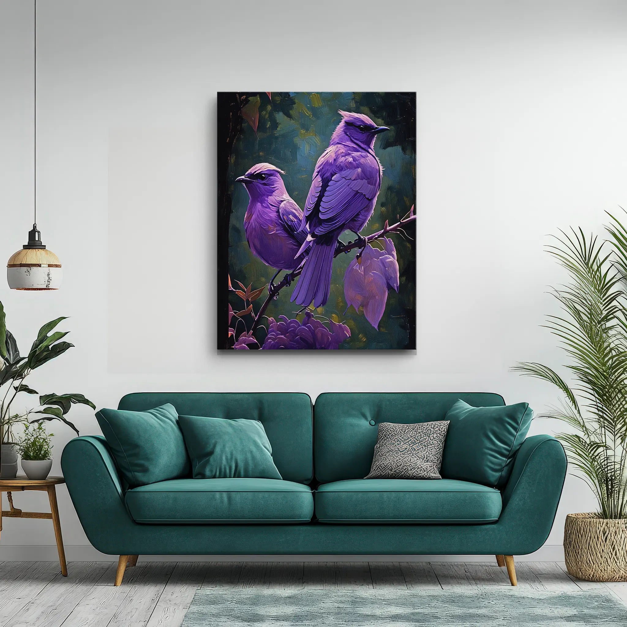 Violet Vistas Birds On Branch Giclée Print 454026 Visual Wall Art AR3:4V-AR4:5V Giclée Print