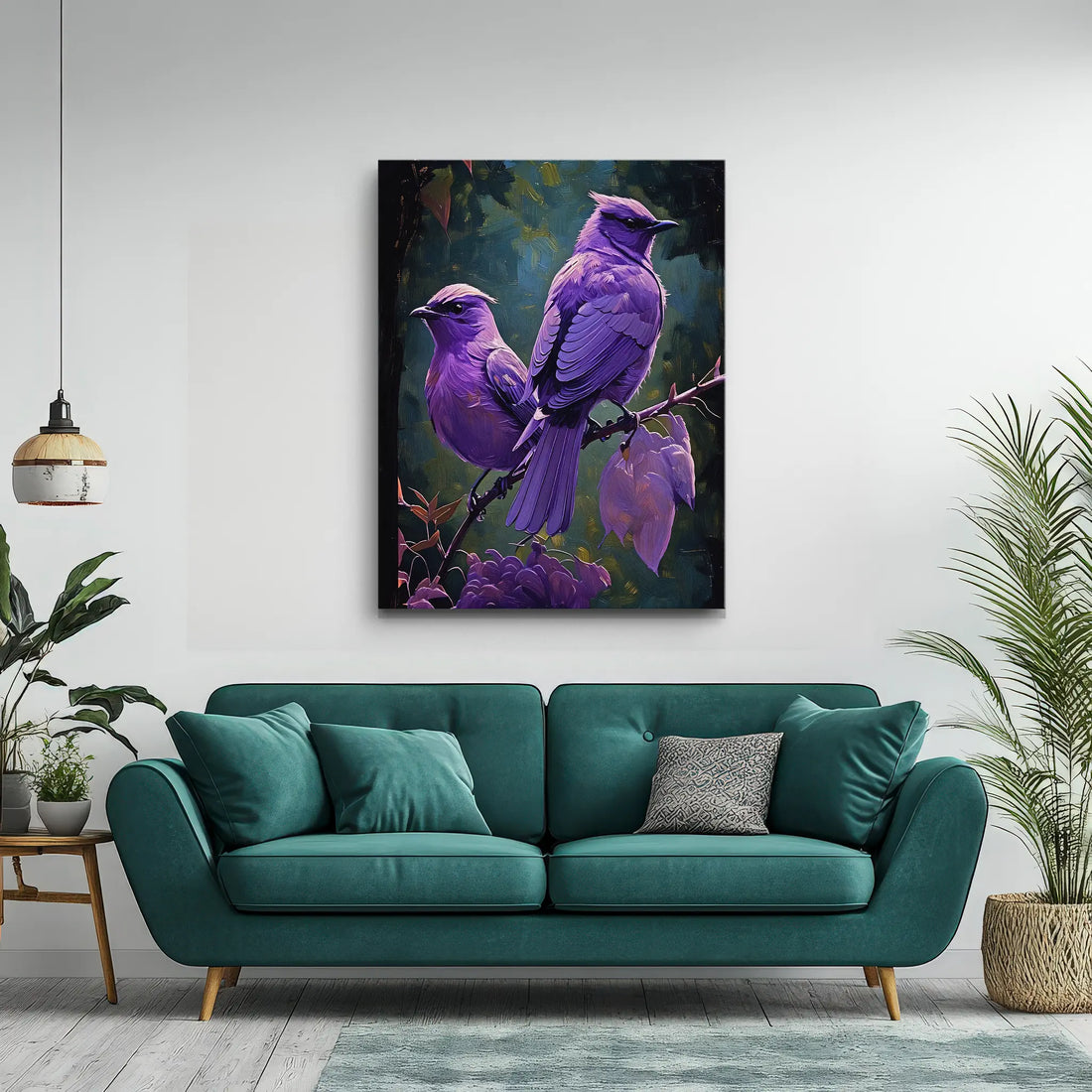 Violet Vistas Birds On Branch Giclée Print 454026 Visual Wall Art AR3:4V-AR4:5V Giclée Print