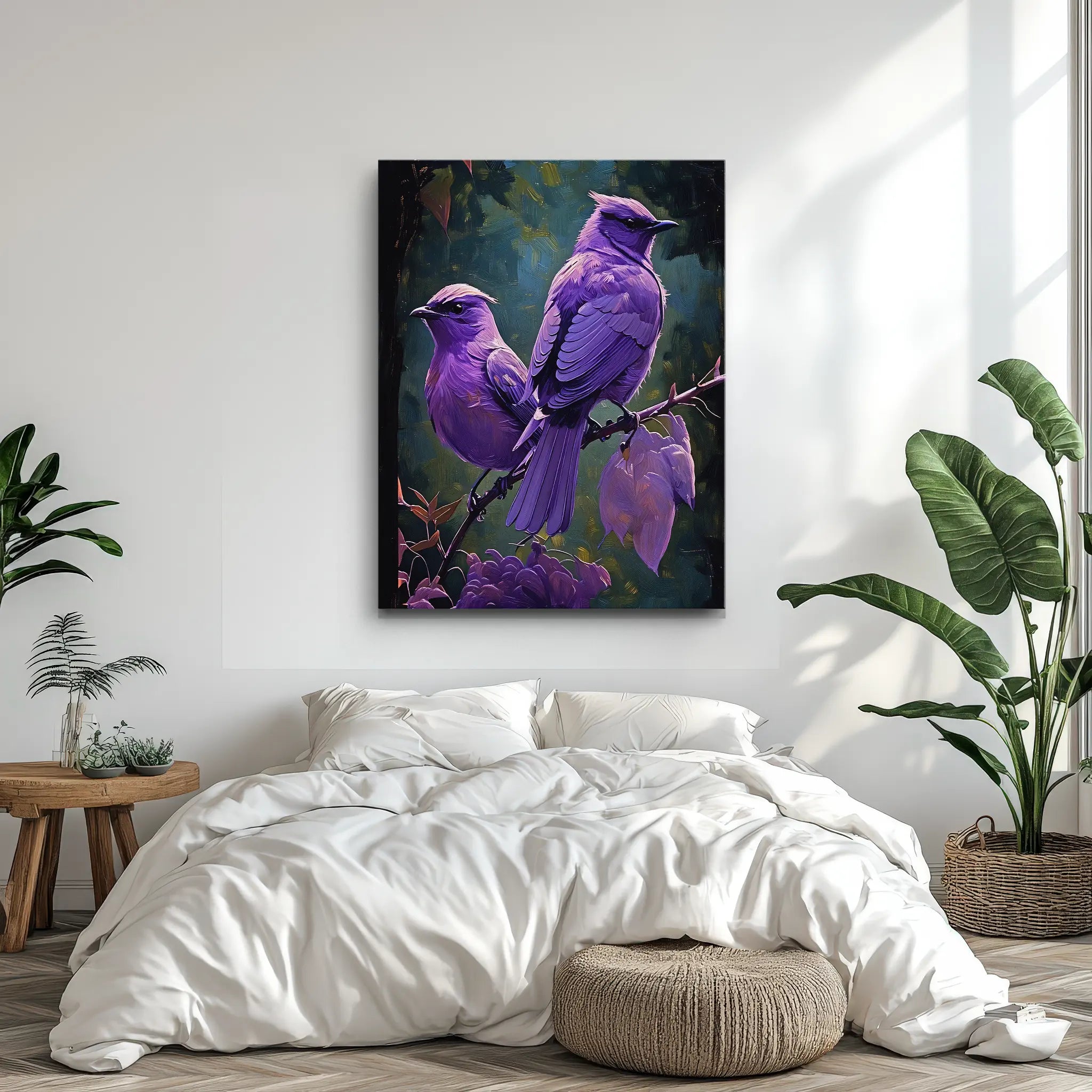 Violet Vistas Birds On Branch Giclée Print 454026 Visual Wall Art AR3:4V-AR4:5V Giclée Print
