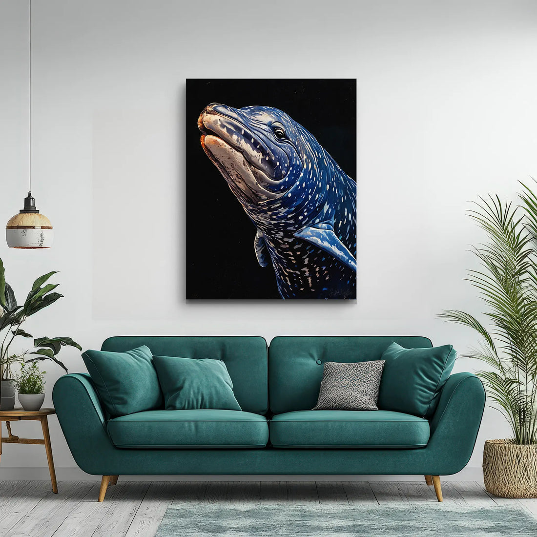 Whale Shark Close‑Up Marine Giclée Print 451027 Visual Wall Art AR3:4V-AR4:5V Giclée Print