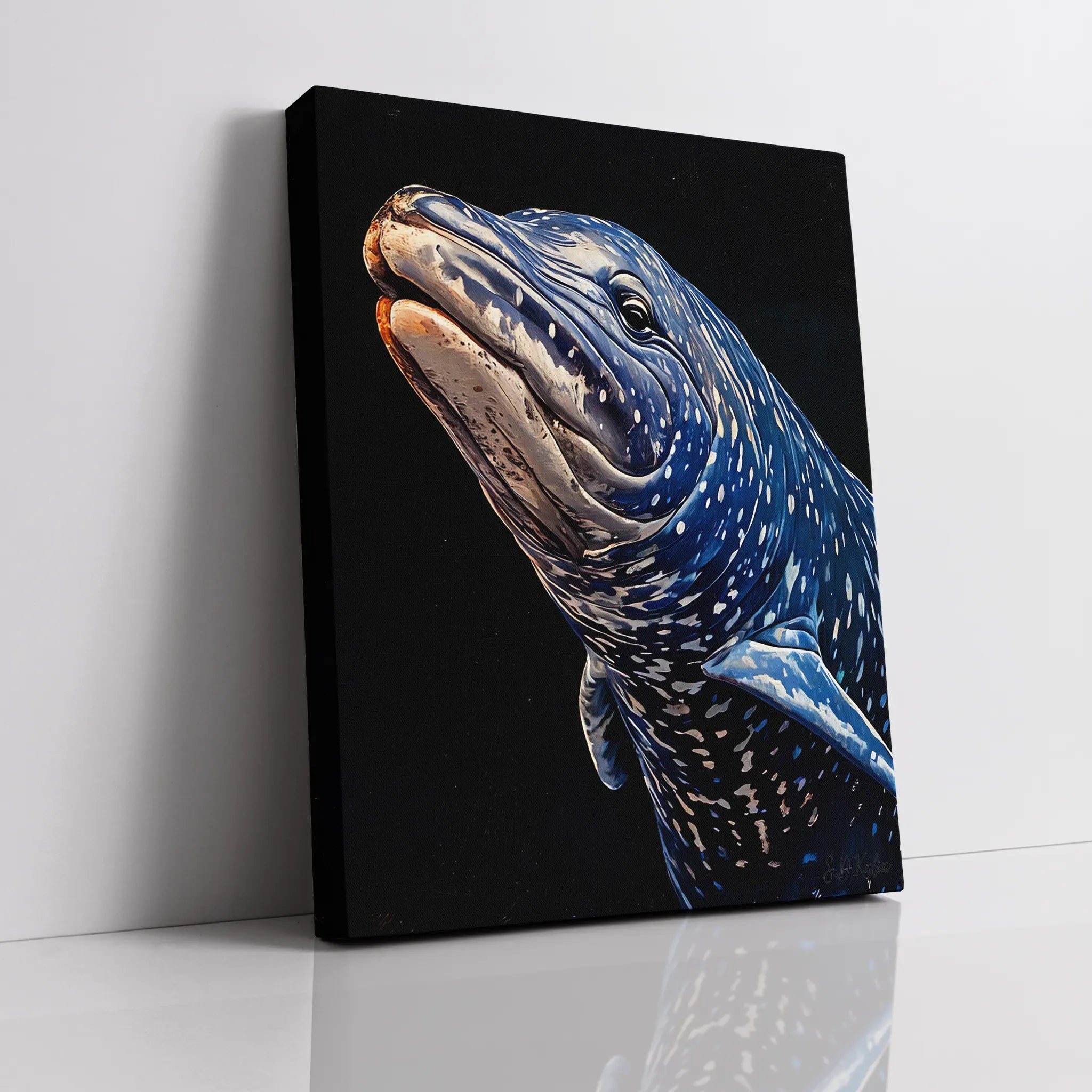 Whale Shark Close‑Up Marine Giclée Print 451027 Visual Wall Art AR3:4V-AR4:5V Giclée Print