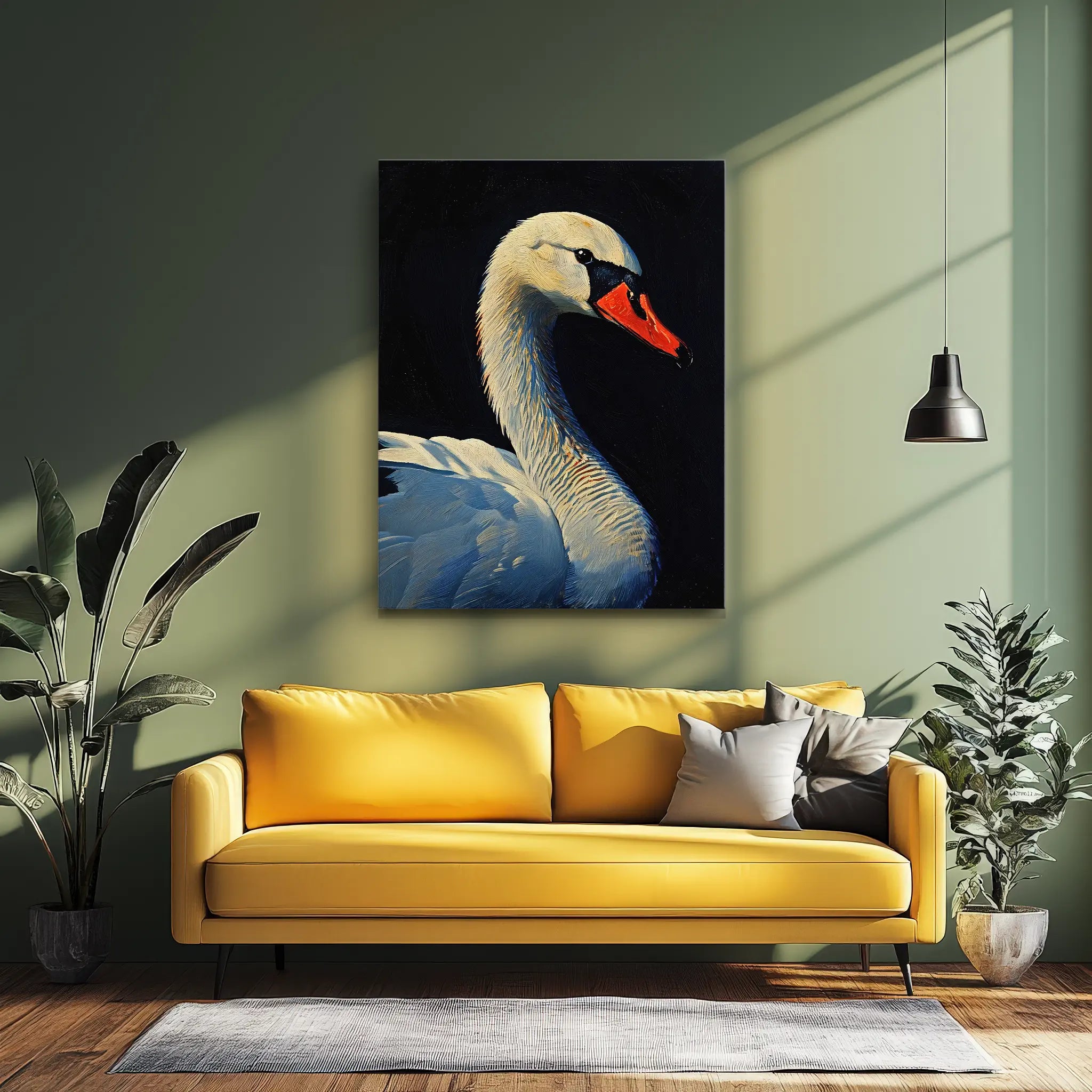 Whispering Feather Swam Giclée Print 454648 Visual Wall Art AR3:4V-AR4:5V Giclée Print