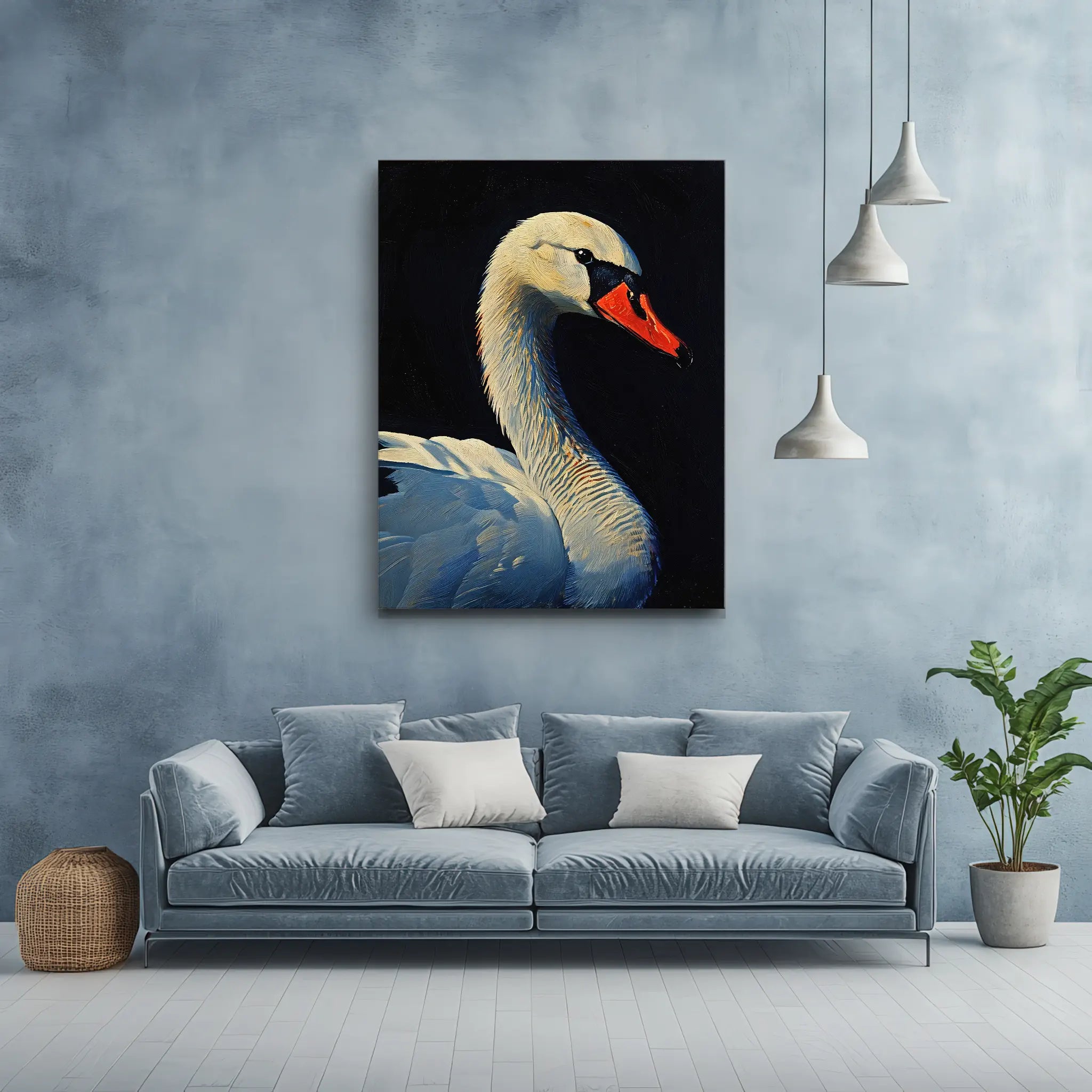 Whispering Feather Swam Giclée Print 454648 Visual Wall Art AR3:4V-AR4:5V Giclée Print