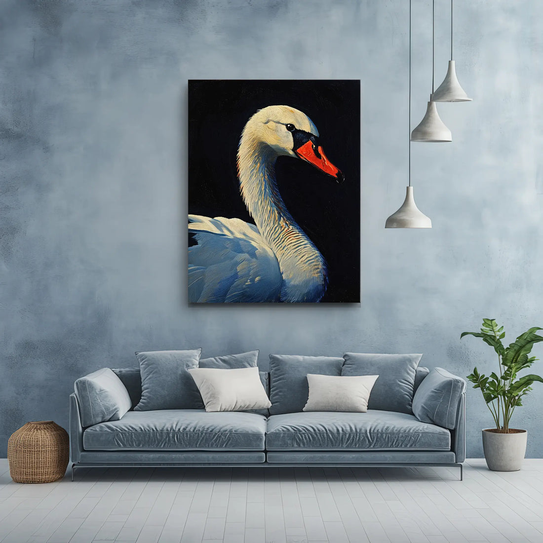 Whispering Feather Swam Giclée Print 454648 Visual Wall Art AR3:4V-AR4:5V Giclée Print