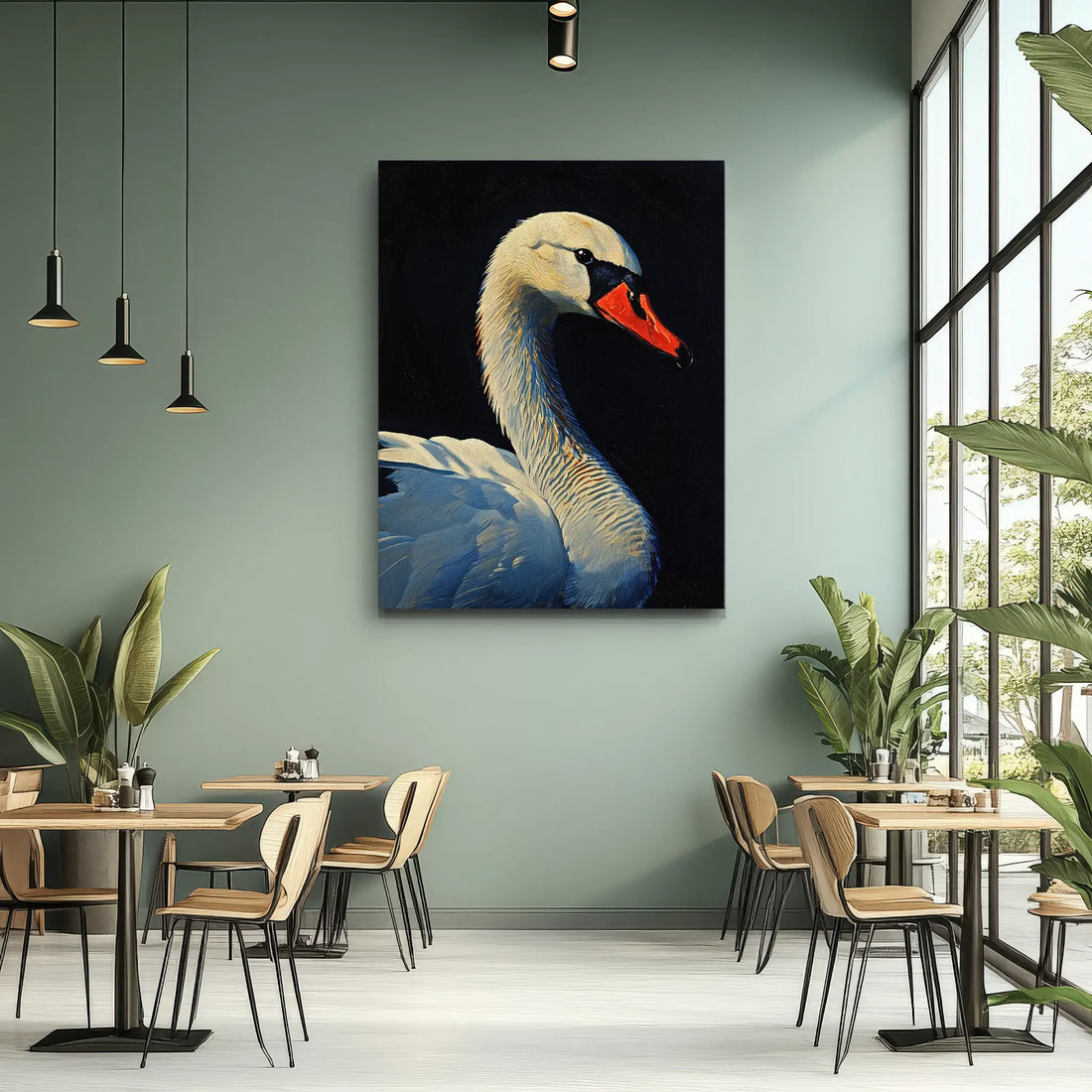 Whispering Feather Swam Giclée Print 454648 Visual Wall Art AR3:4V-AR4:5V Giclée Print
