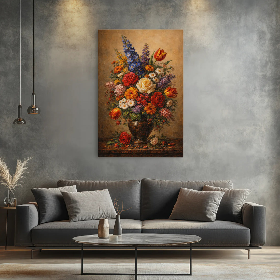 White Rose Centerpiece Still Life Giclée Print 232005 Visual Wall Art AR2:3V Giclée Print