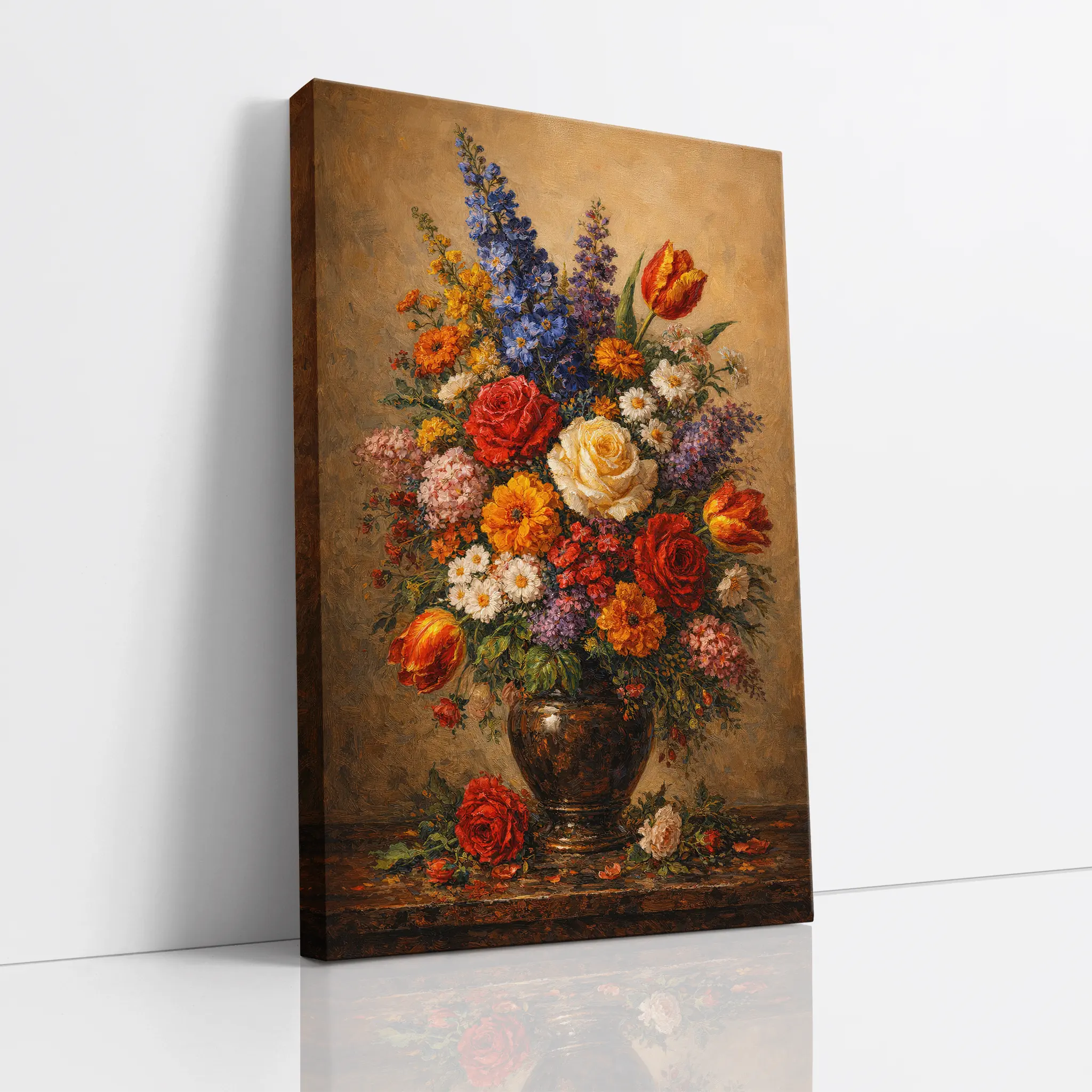 White Rose Centerpiece Still Life Giclée Print 232005 Visual Wall Art AR2:3V Giclée Print