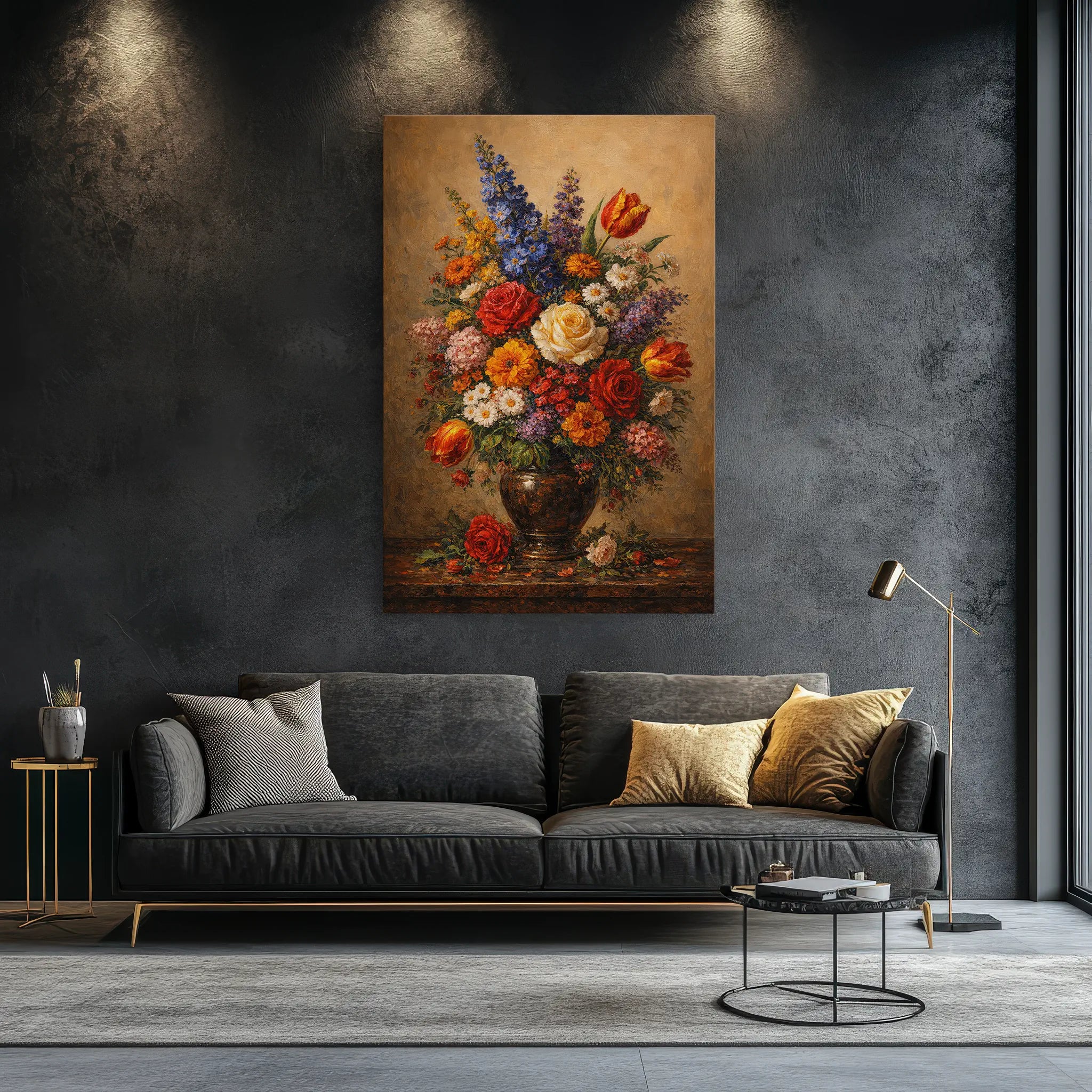 White Rose Centerpiece Still Life Giclée Print 232005 Visual Wall Art AR2:3V Giclée Print