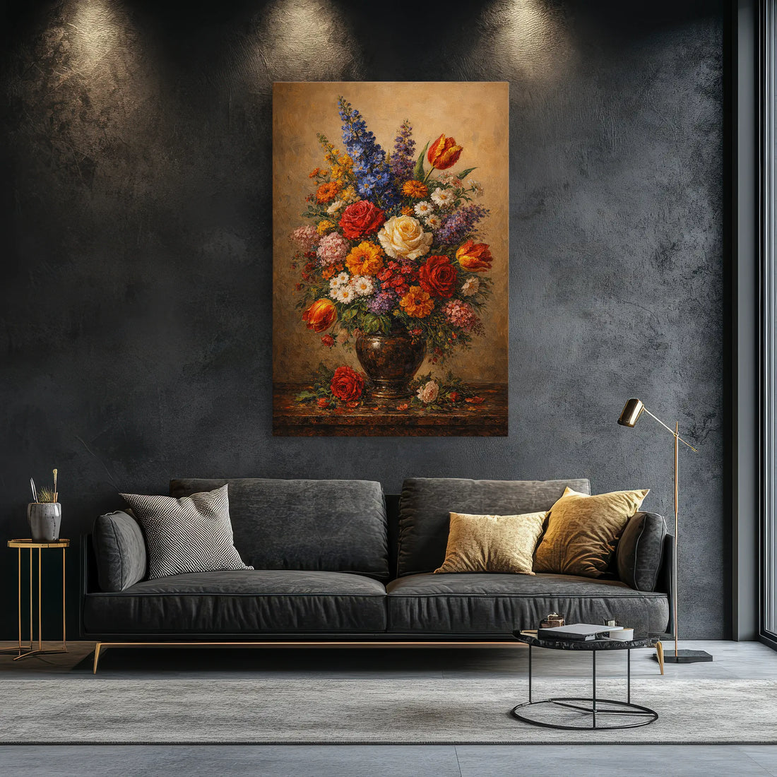 White Rose Centerpiece Still Life Giclée Print 232005 Visual Wall Art AR2:3V Giclée Print