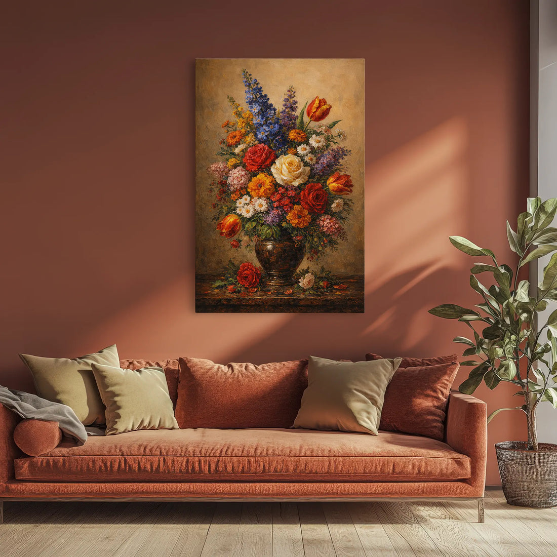 White Rose Centerpiece Still Life Giclée Print 232005 Visual Wall Art AR2:3V Giclée Print
