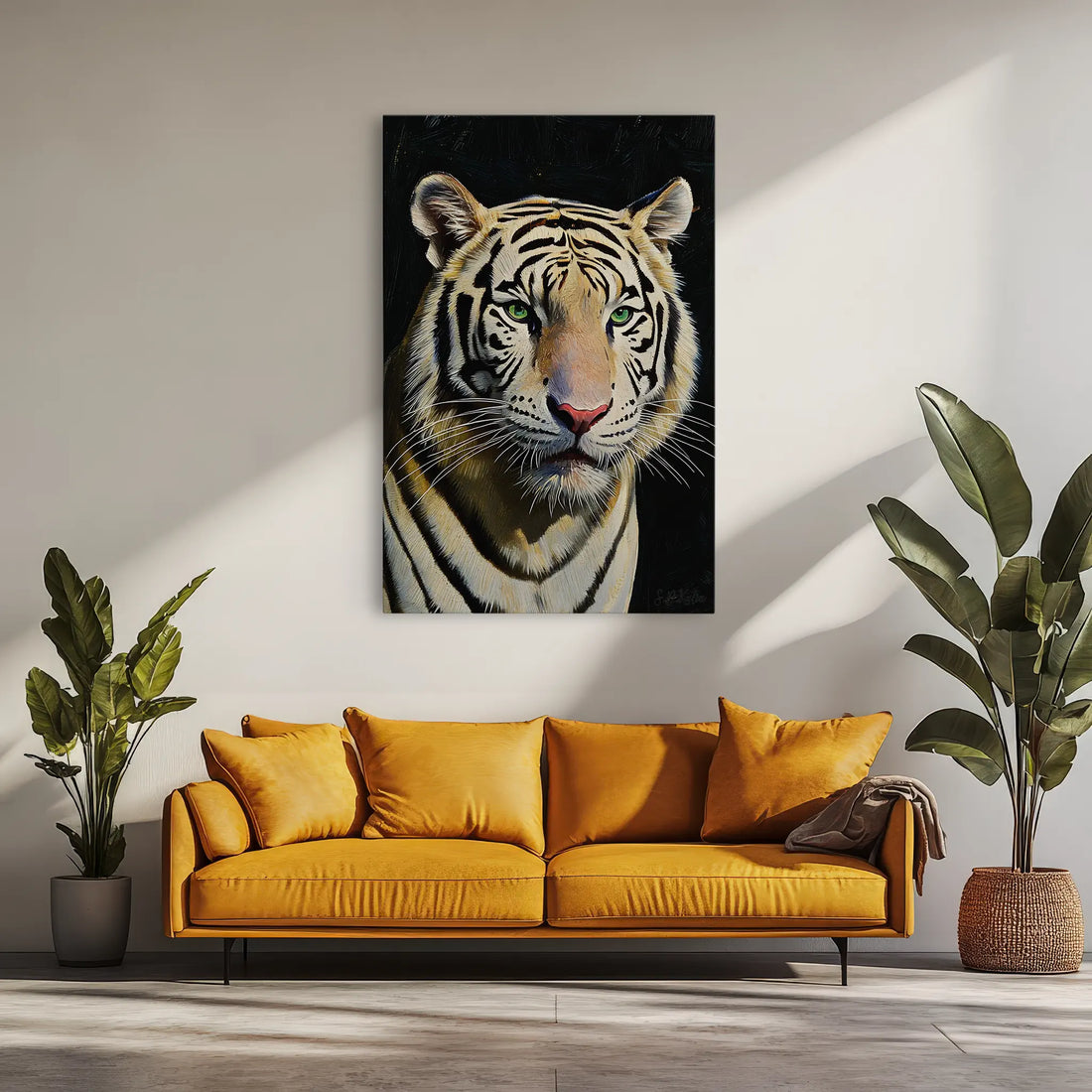 White Tiger Stare Giclée Print 231065 Visual Wall Art AR2:3V Giclée Print