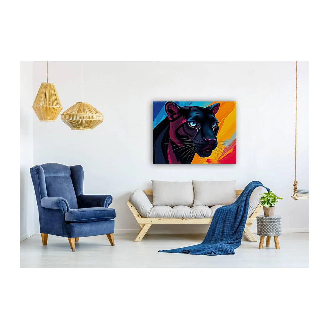 Wild Black Panther Giclée Print 43104 Visual Wall Art