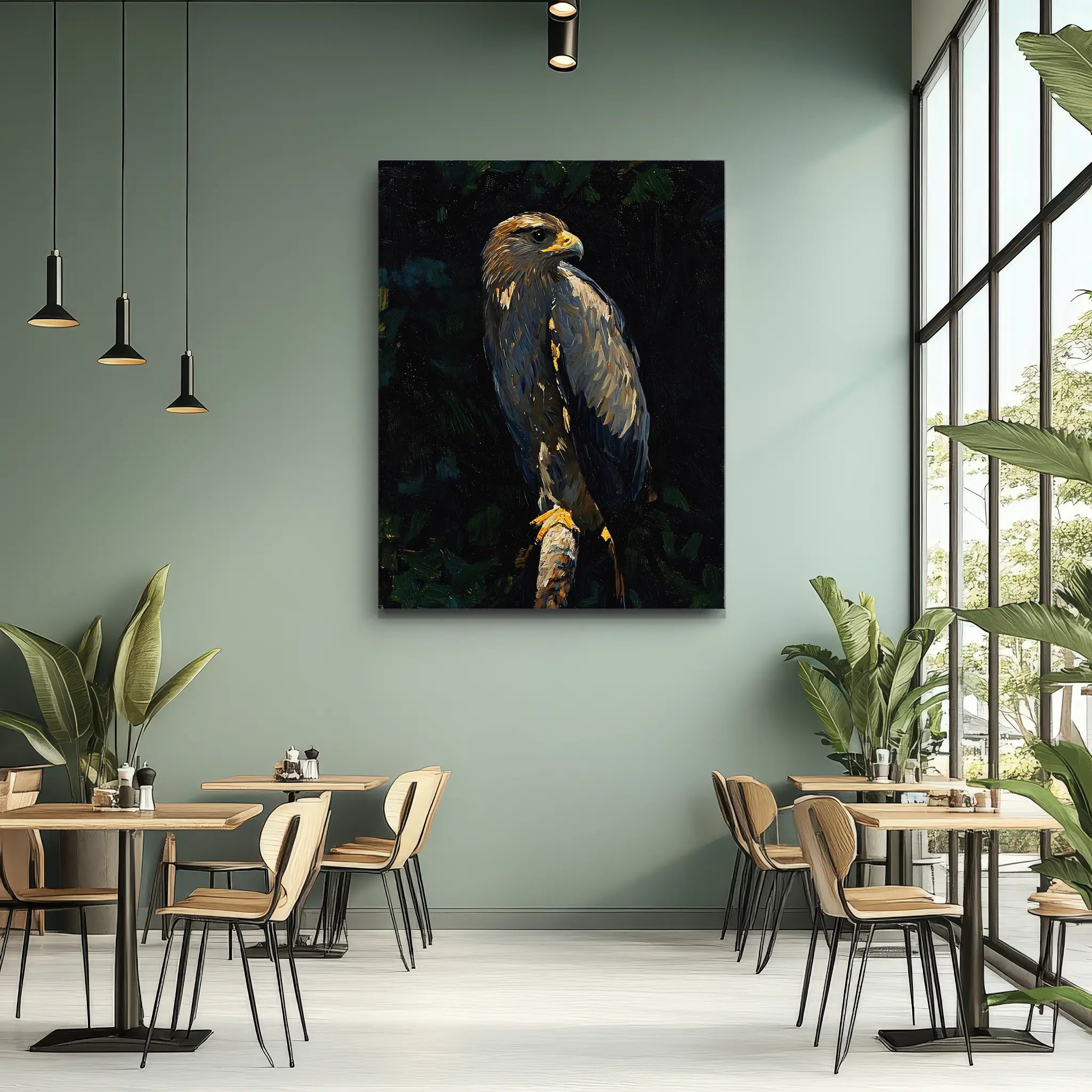 Winged Wisdom Eagle Giclée Print 454649 Visual Wall Art AR3:4V-AR4:5V Giclée Print