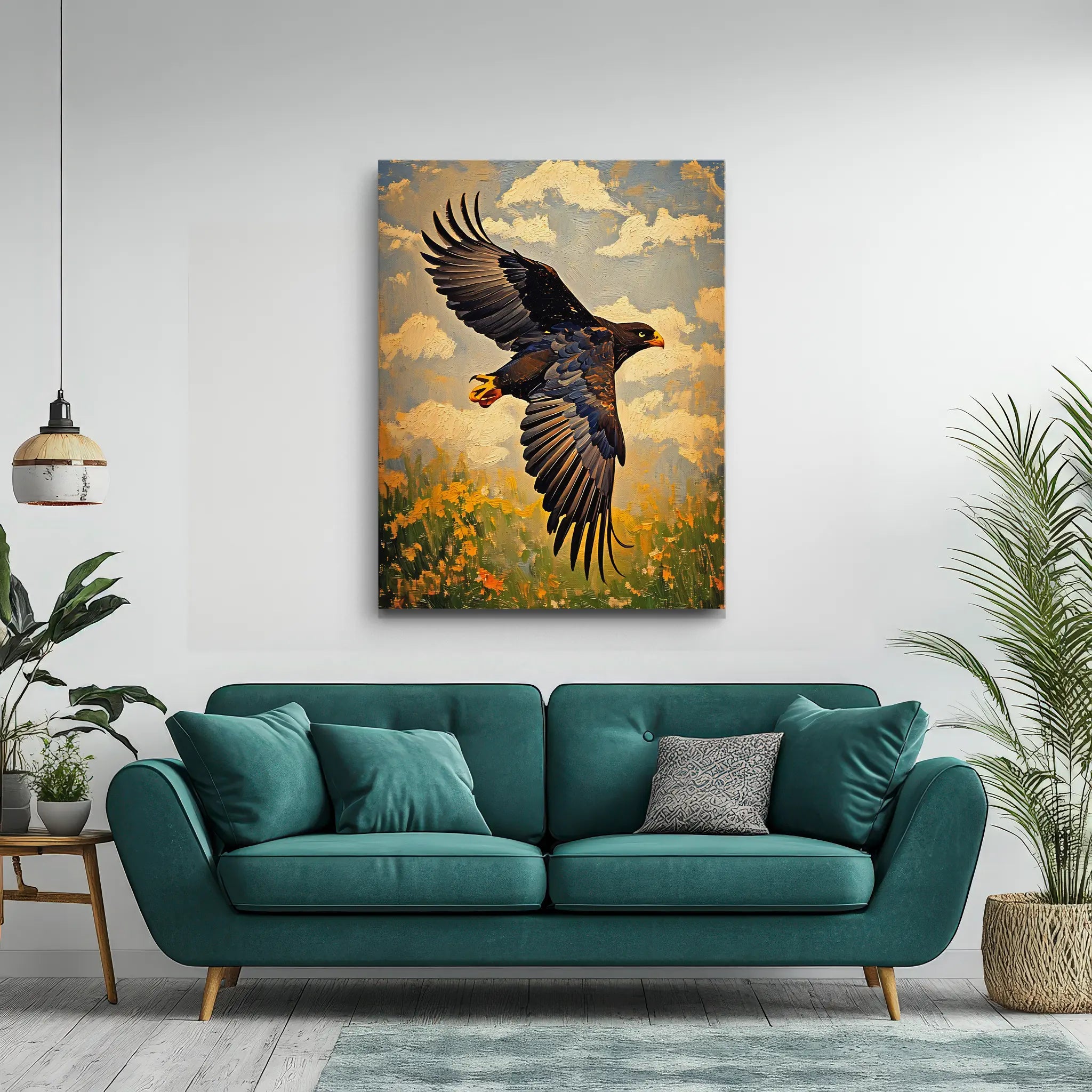 Wings Of Freedom Eagle In Flight Giclée Print 454027 Visual Wall Art AR3:4V-AR4:5V Giclée Print