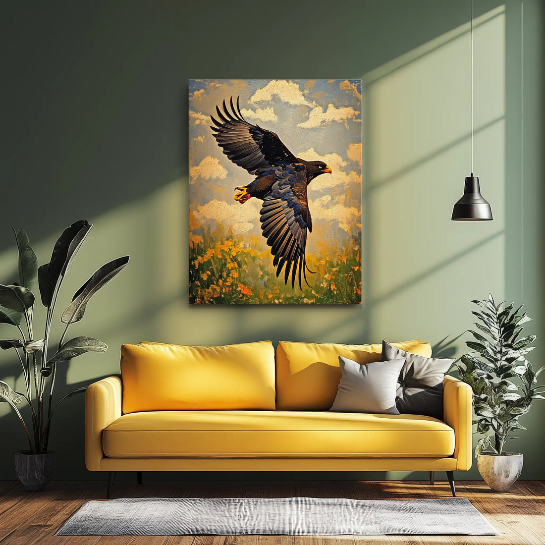 Wings Of Freedom Eagle In Flight Giclée Print 454027 Visual Wall Art AR3:4V-AR4:5V Giclée Print