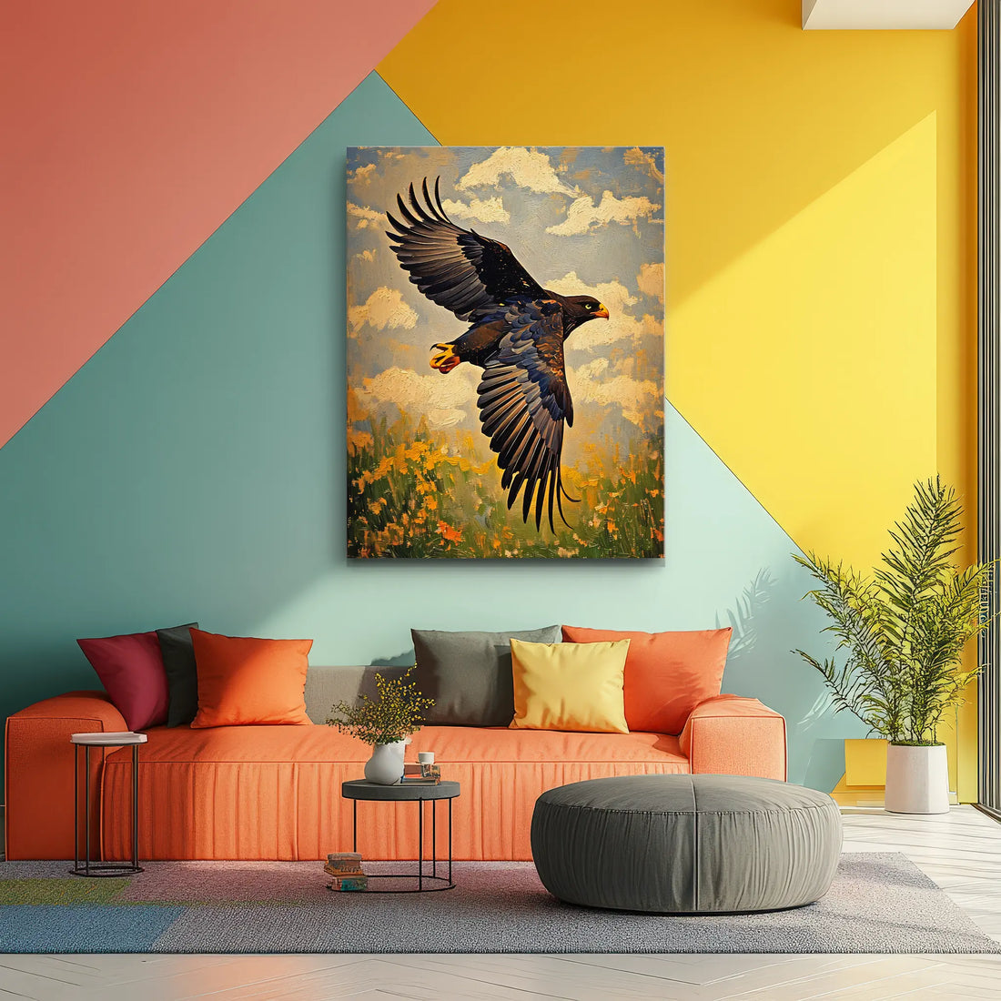 Wings Of Freedom Eagle In Flight Giclée Print 454027 Visual Wall Art AR3:4V-AR4:5V Giclée Print