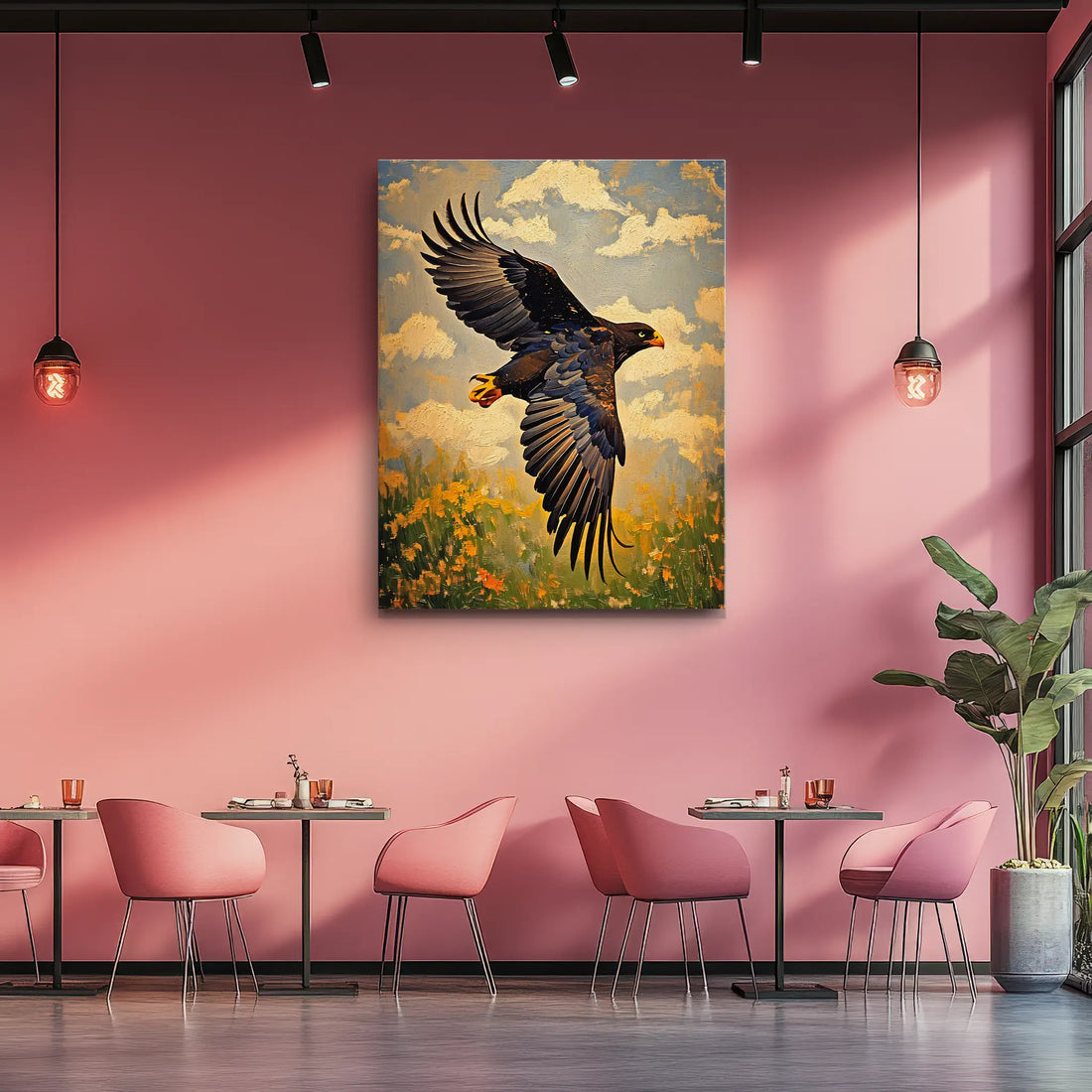 Wings Of Freedom Eagle In Flight Giclée Print 454027 Visual Wall Art AR3:4V-AR4:5V Giclée Print