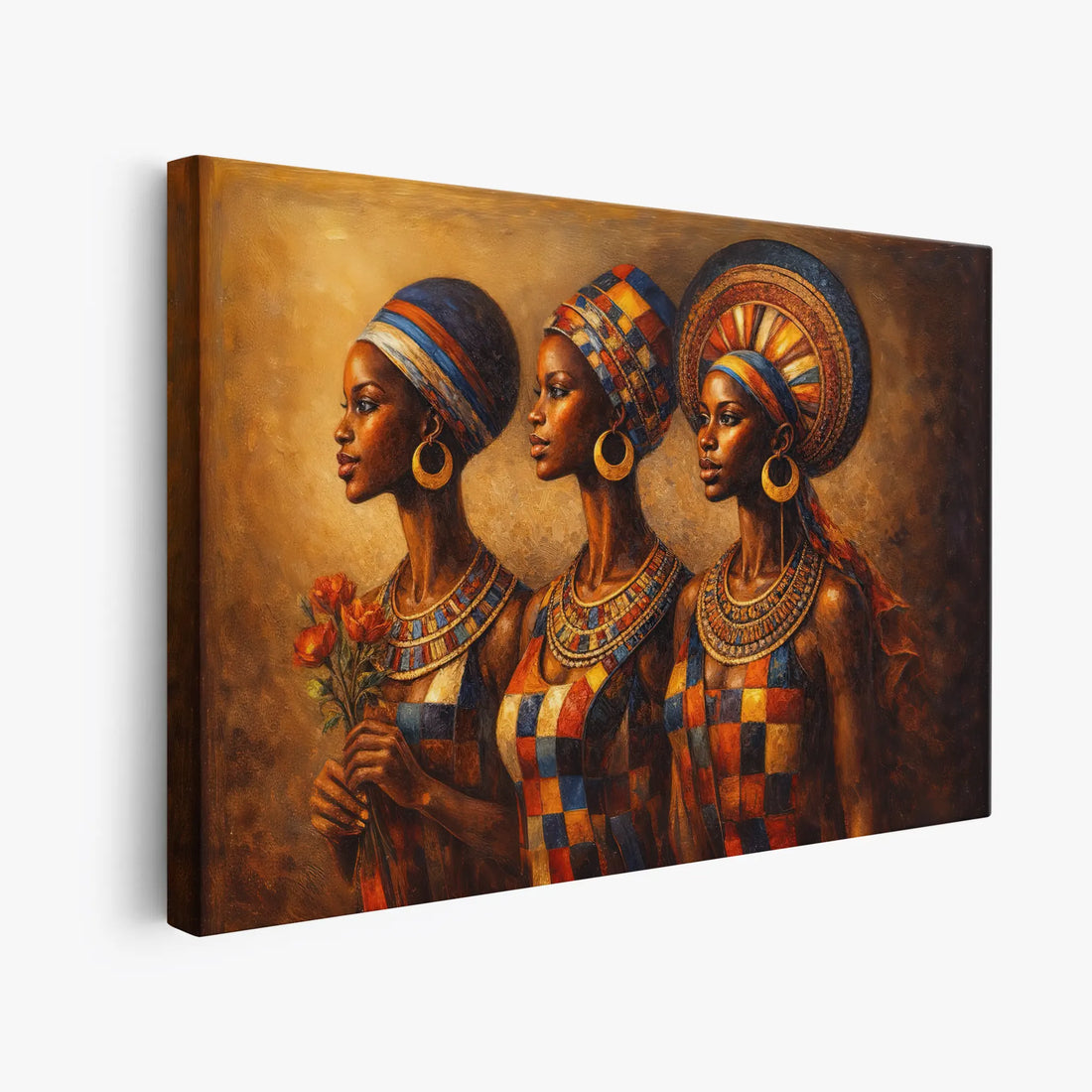 Women of the Patchwork City Giclée Print 329022 Visual Wall Art AR3:2H Giclée Print