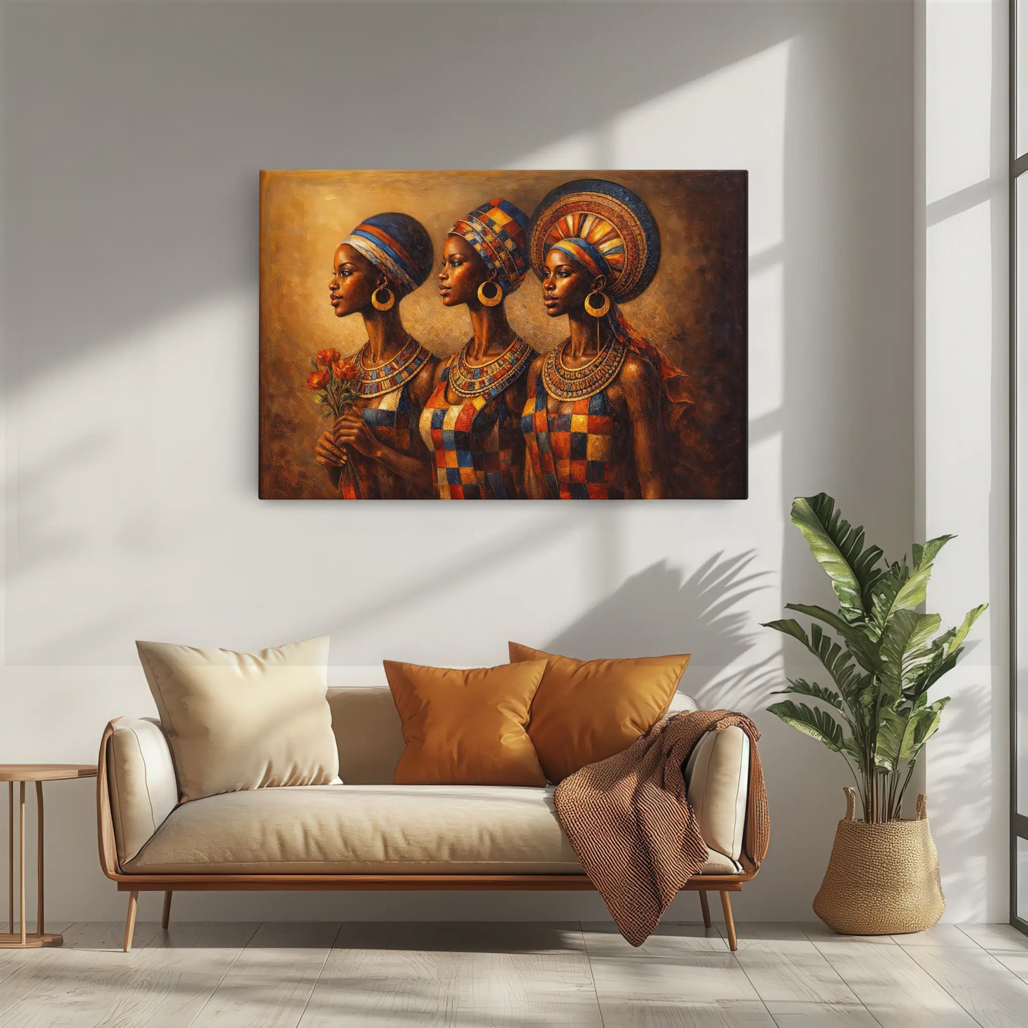 Women of the Patchwork City Giclée Print 329022 Visual Wall Art AR3:2H Giclée Print