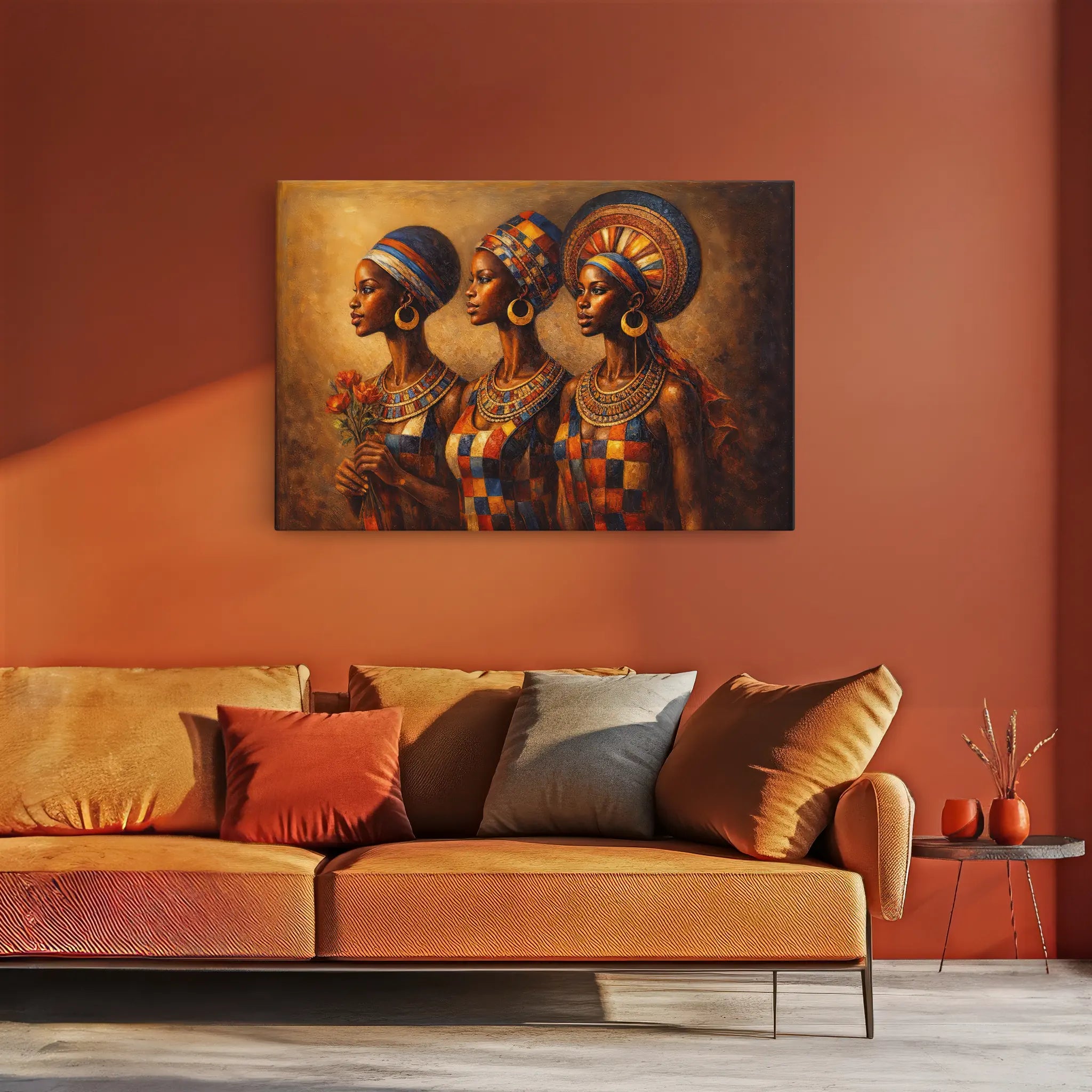 Women of the Patchwork City Giclée Print 329022 Visual Wall Art AR3:2H Giclée Print