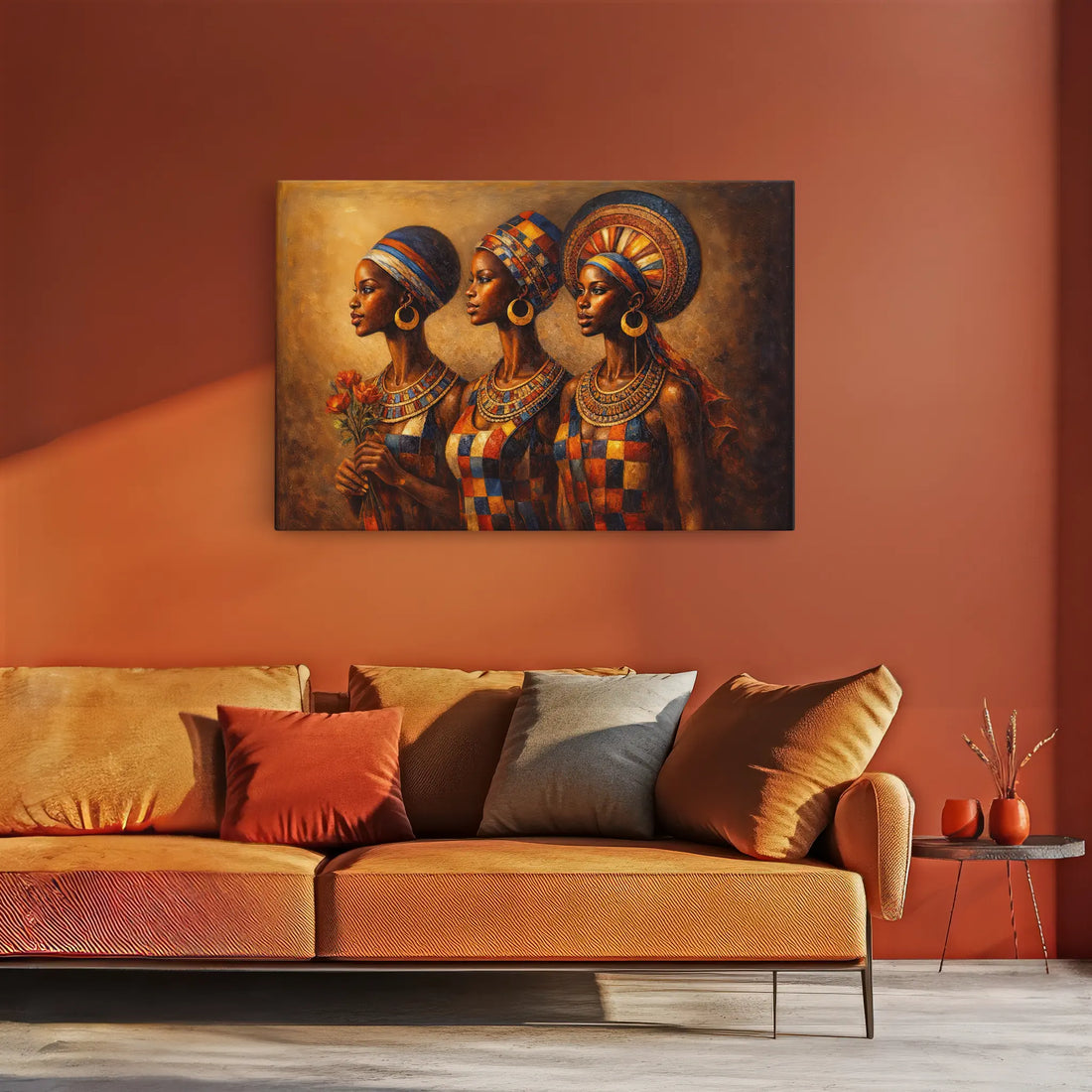 Women of the Patchwork City Giclée Print 329022 Visual Wall Art AR3:2H Giclée Print