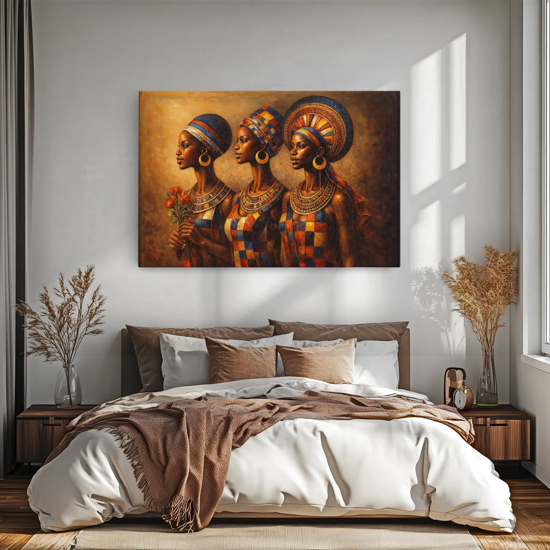 Women of the Patchwork City Giclée Print 329022 Visual Wall Art AR3:2H Giclée Print