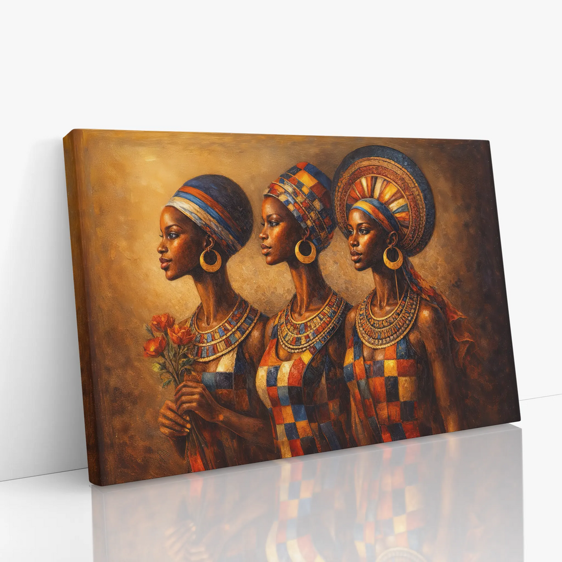 Women of the Patchwork City Giclée Print 329022 Visual Wall Art AR3:2H Giclée Print