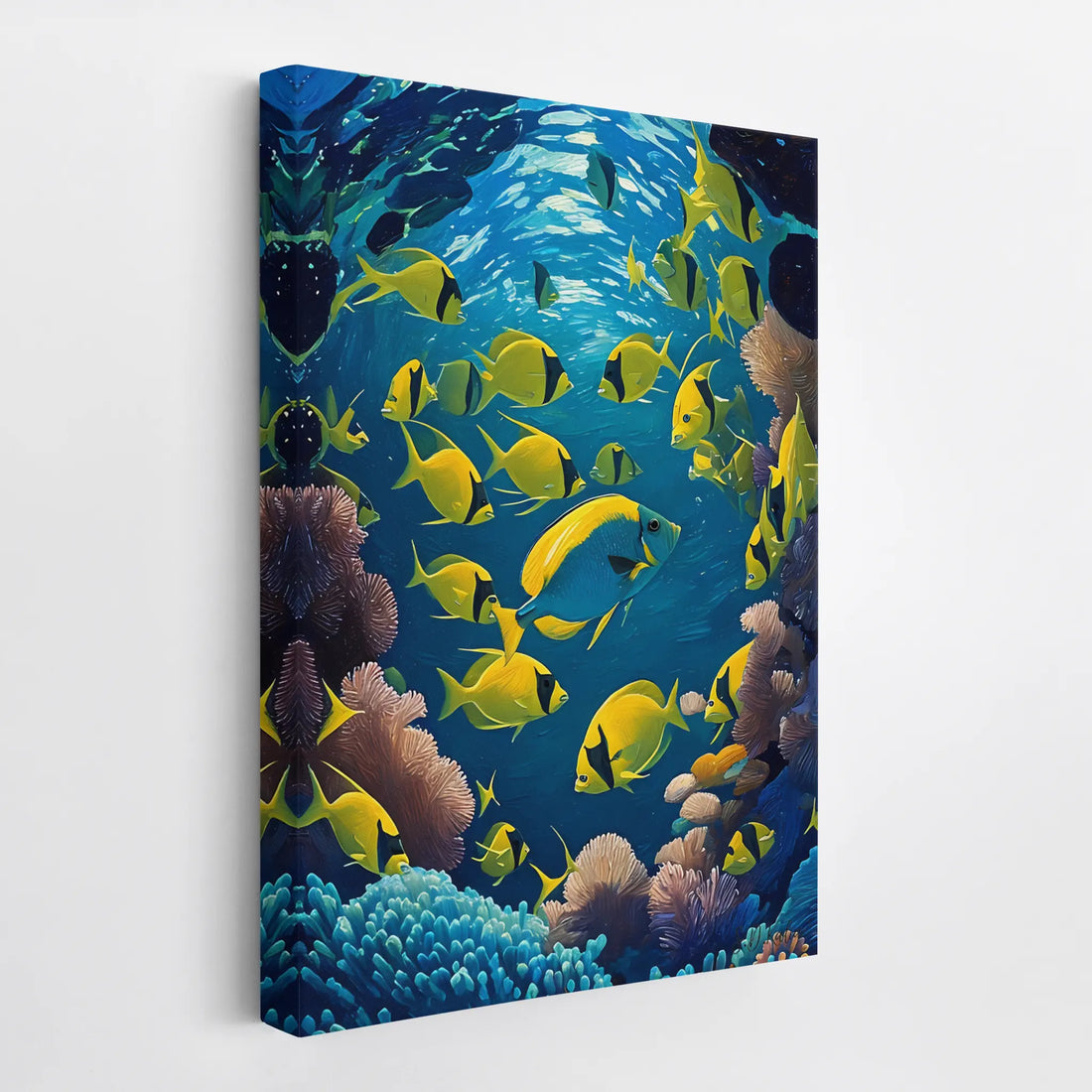 Yellow Reef School Giclée Print 231067 Visual Wall Art AR2:3V Giclée Print