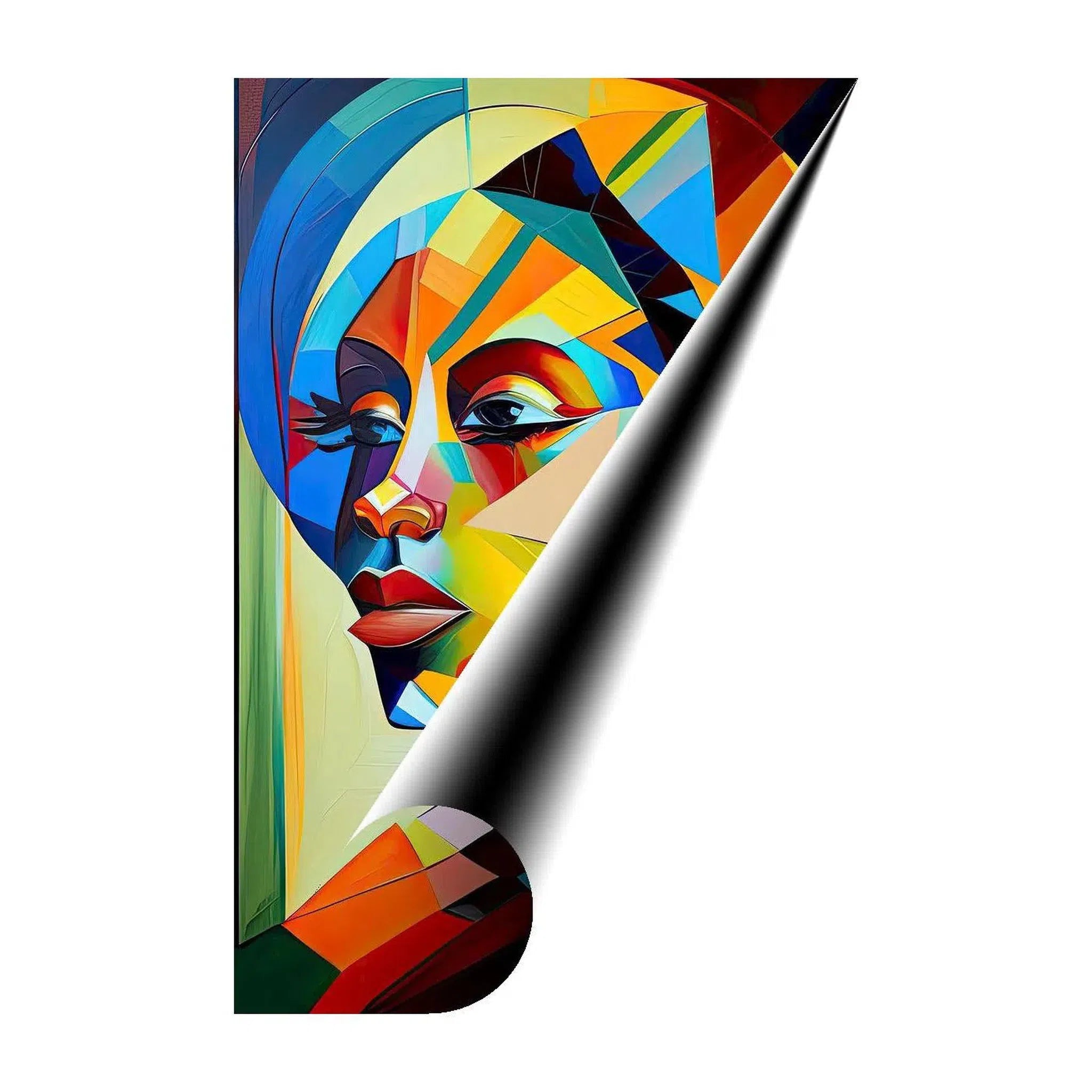 Afro Ethnic, Abstract Art Print 23163 Giclée Fine Art Matte Paper Print Visual Wall Art