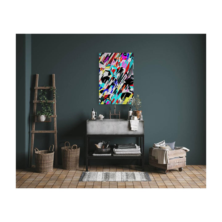 Aggressive Feel Abstract Art Print 23104 Visual Wall Art